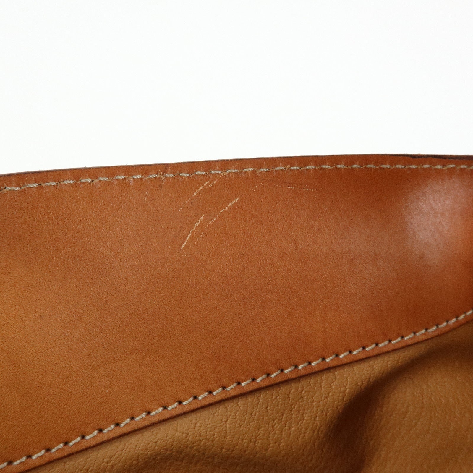 CELINE Macadam PVC Canvas Shoulder Bag Hand Bag Brown