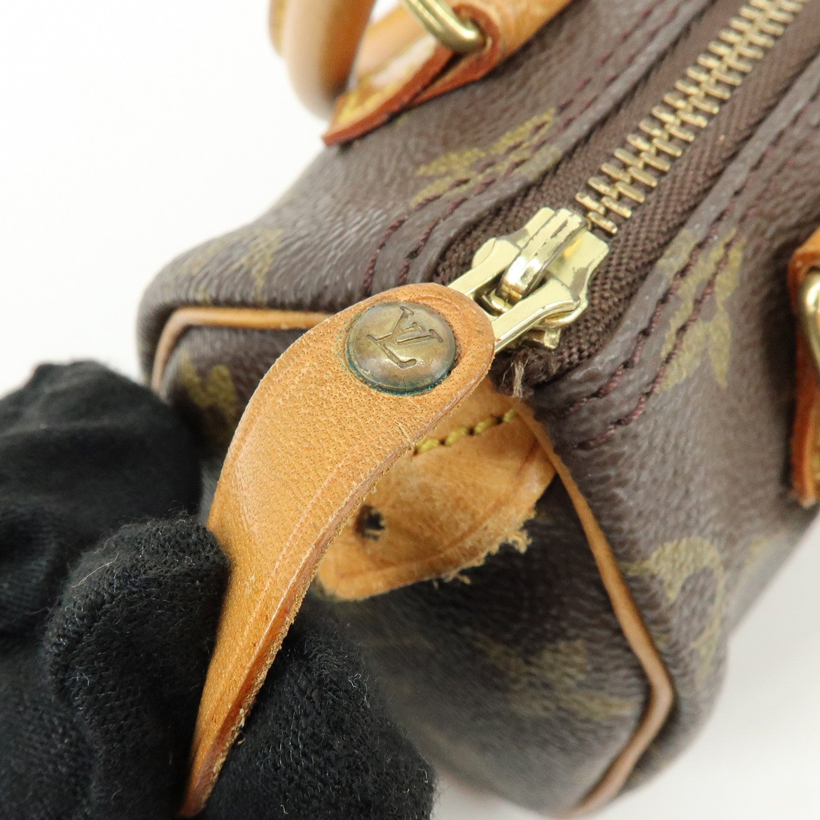 Louis Vuitton Monogram Mini Speedy Hand Bag Shoulder Bag M41534