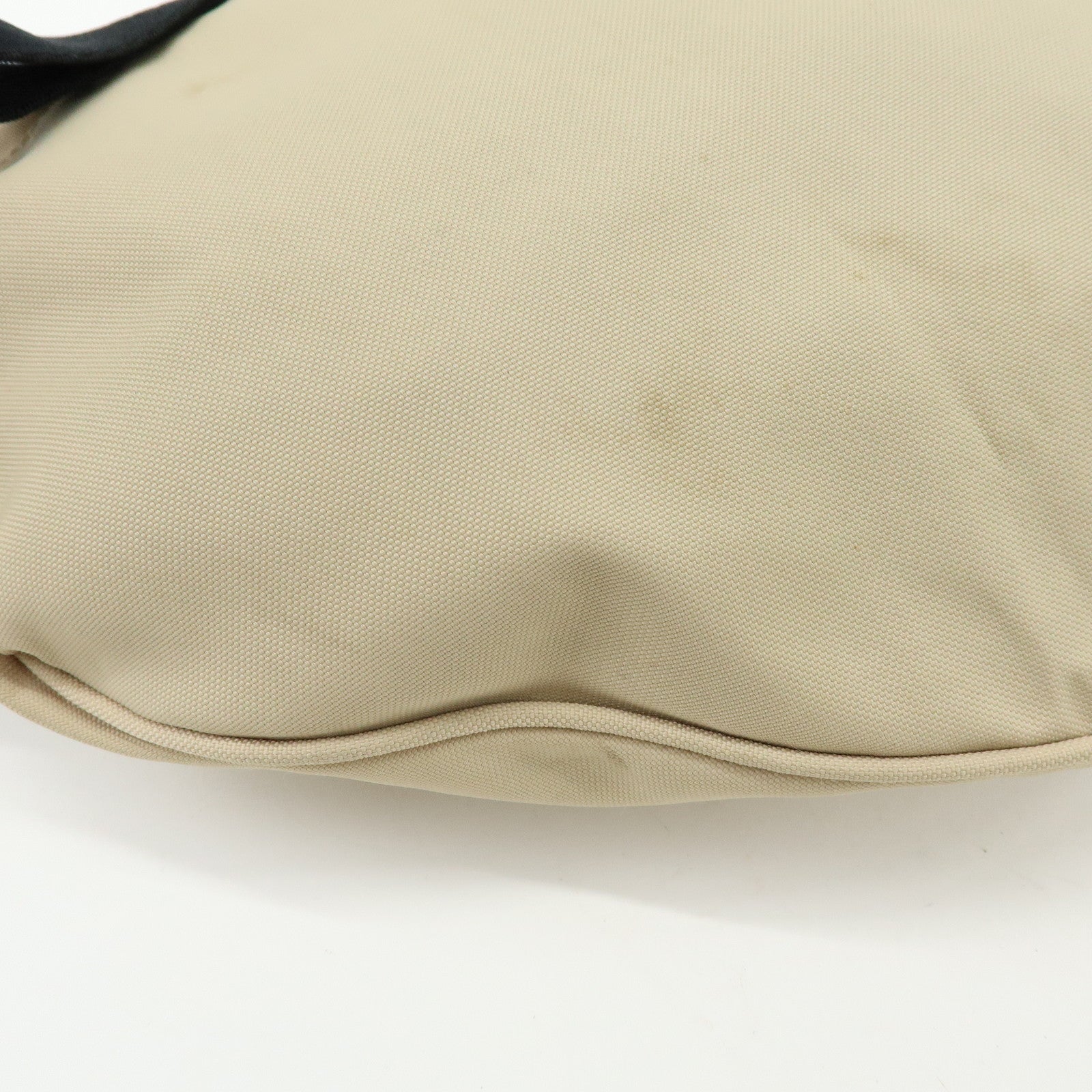 CHANEL Sports Line Nylon Banana Bag Waist Bag Crossbody Bag Beige