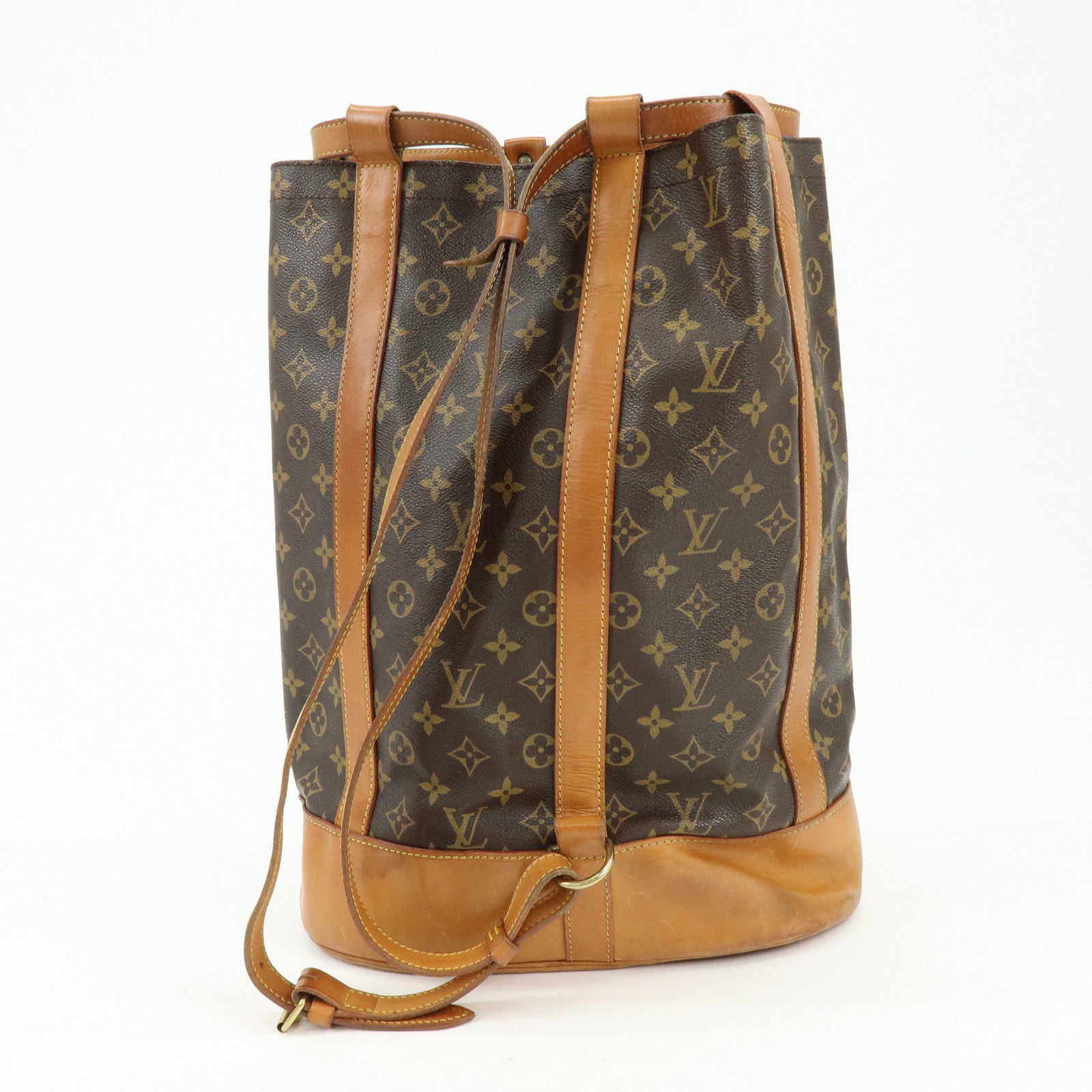 Louis Vuitton Monogram Randonnee GM Shoulder Bag Brown M42244
