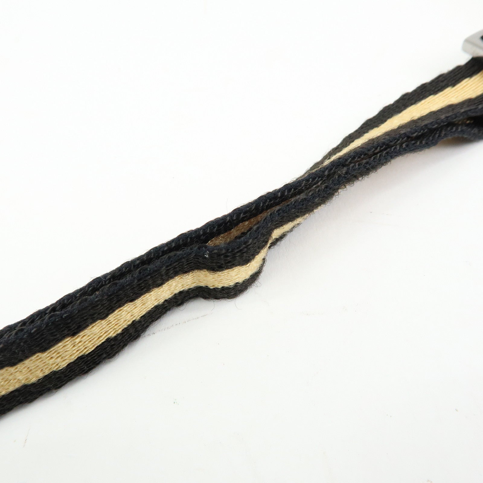 GUCCI Sherry GG Canvas Leather Small Shoulder Bag Black 141863