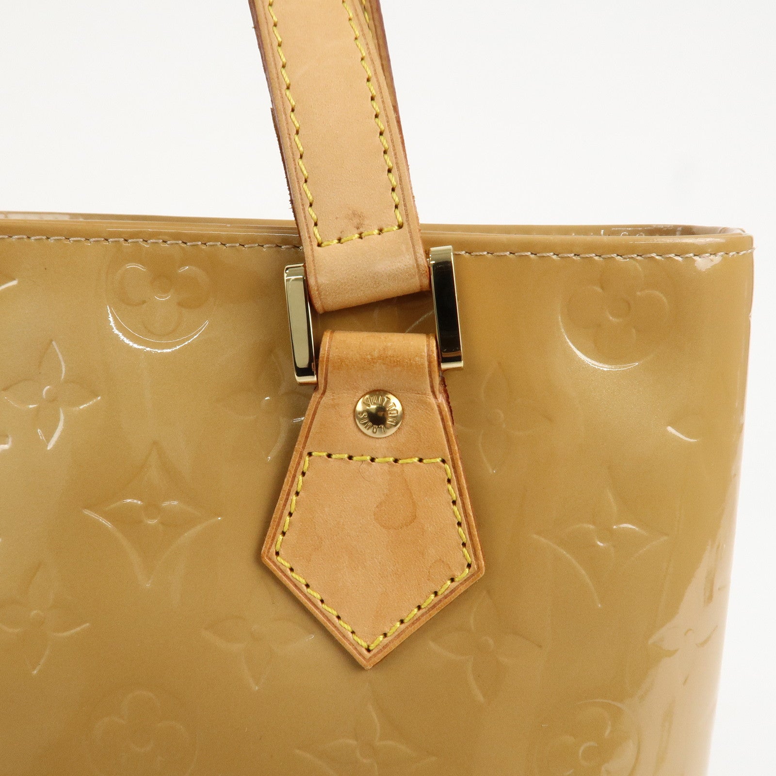 Louis Vuitton Monogram Vernis Houston Noisette Tote Bag M91340