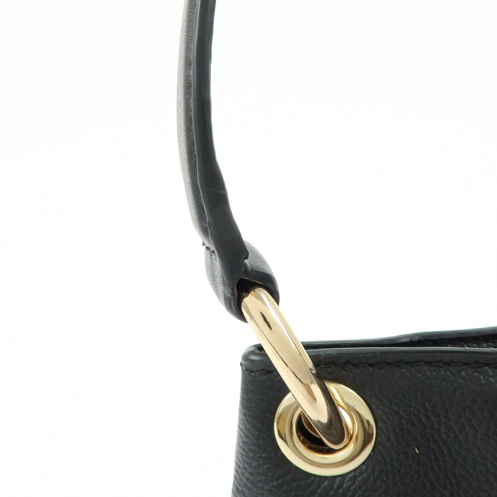 MICHAEL KORS Nicole Leather Shoulder Bag Tote Bag Black