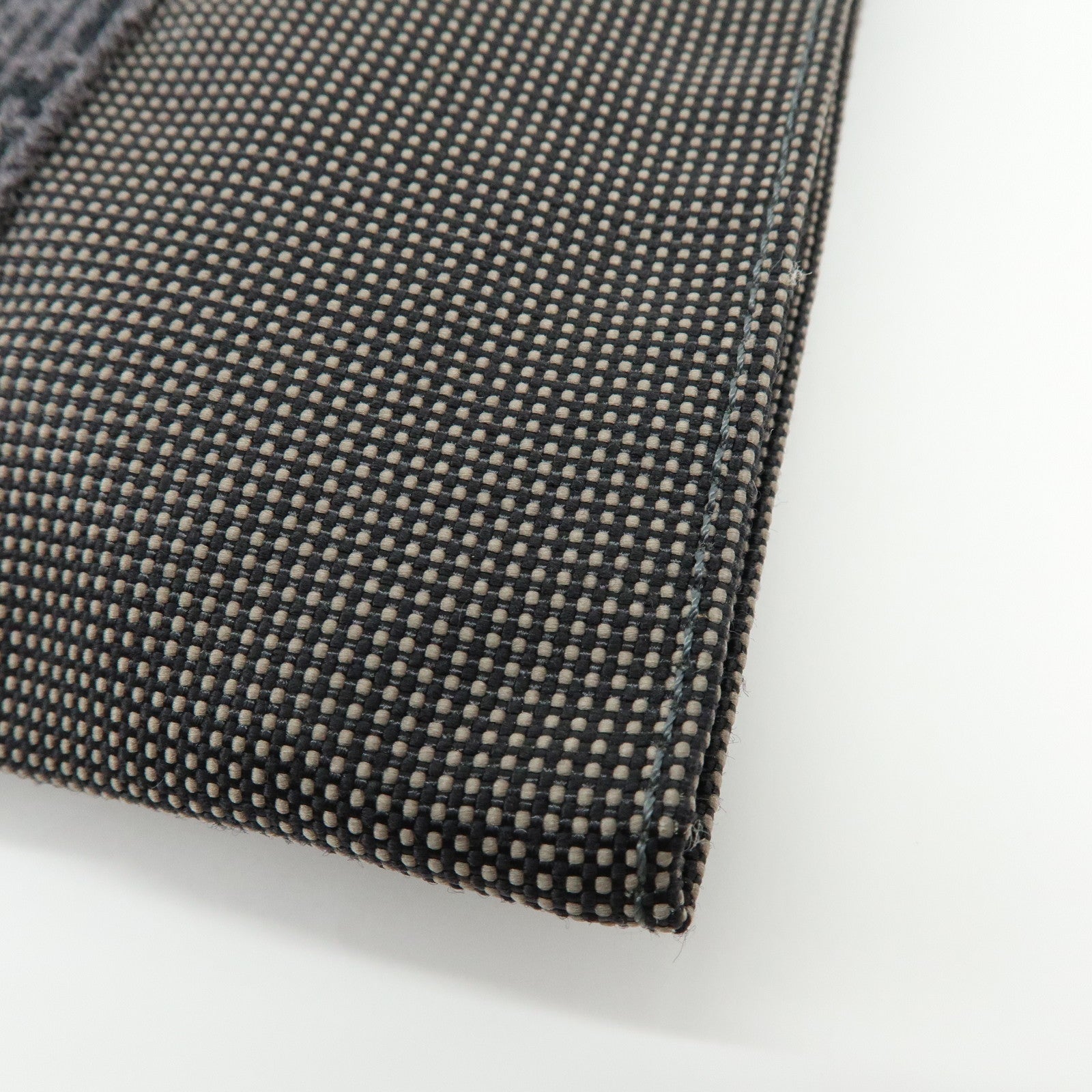 HERMES Airline Canvas Shoulder Bag Crossbody Bag Black