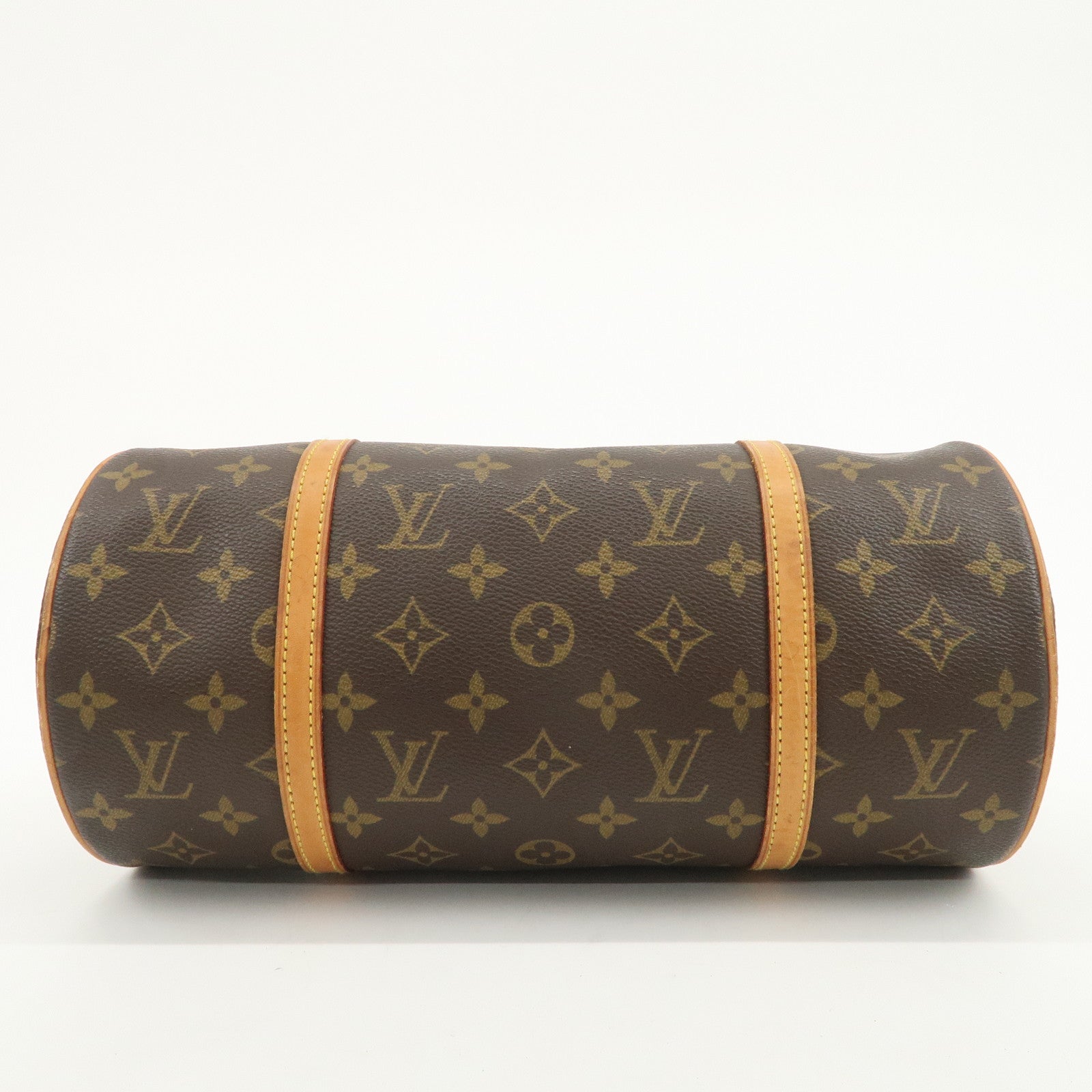Louis Vuitton Monogram Papillon 30 Hand Bag New Style Brown M51385