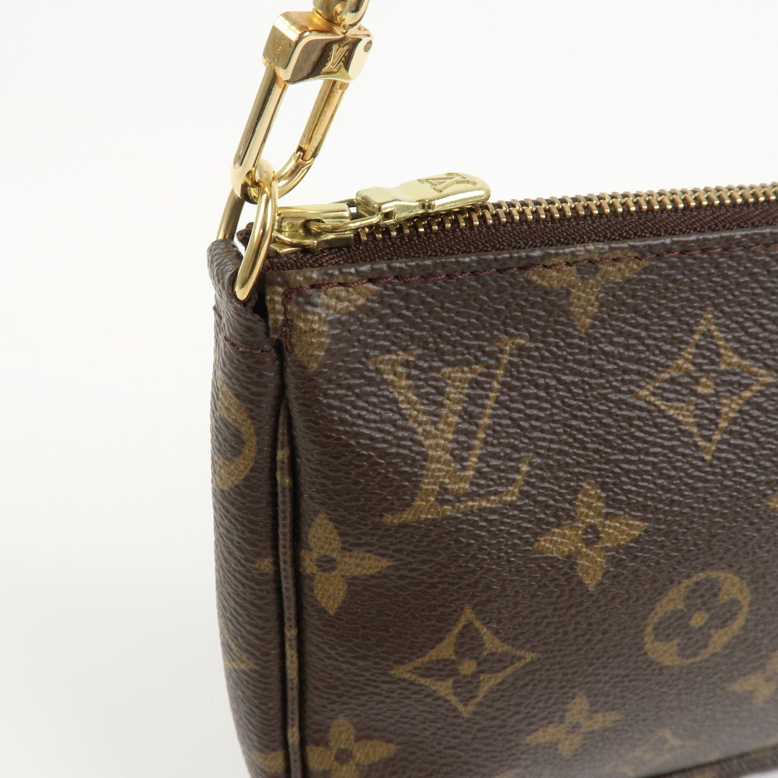 Louis Vuitton Monogram Pochette Accessoires Pouch Hand Bag M51980