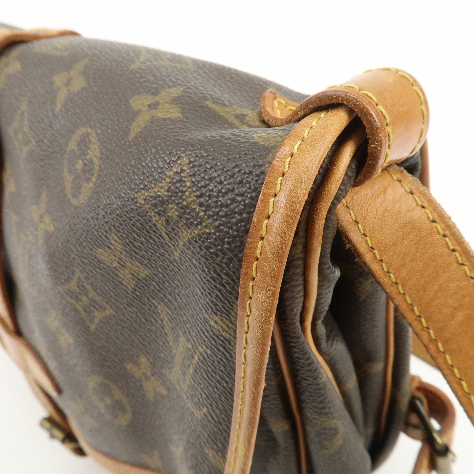 Louis Vuitton Monogram Saumur 30 Shoulder Bag Brown M42256