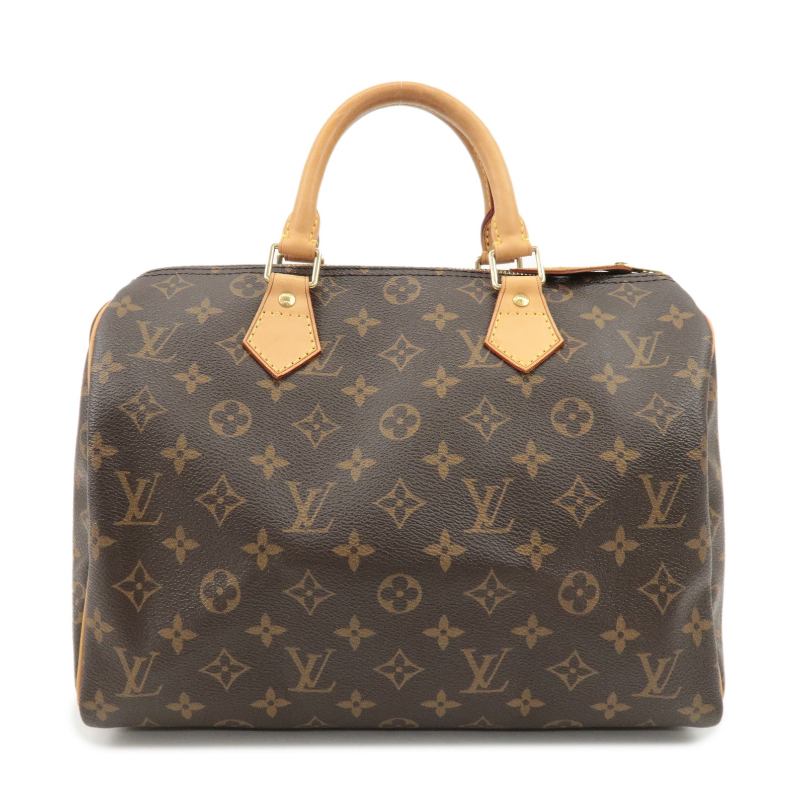 Louis Vuitton Monogram Speedy 30 Hand Bag Boston Bag M41526 Used