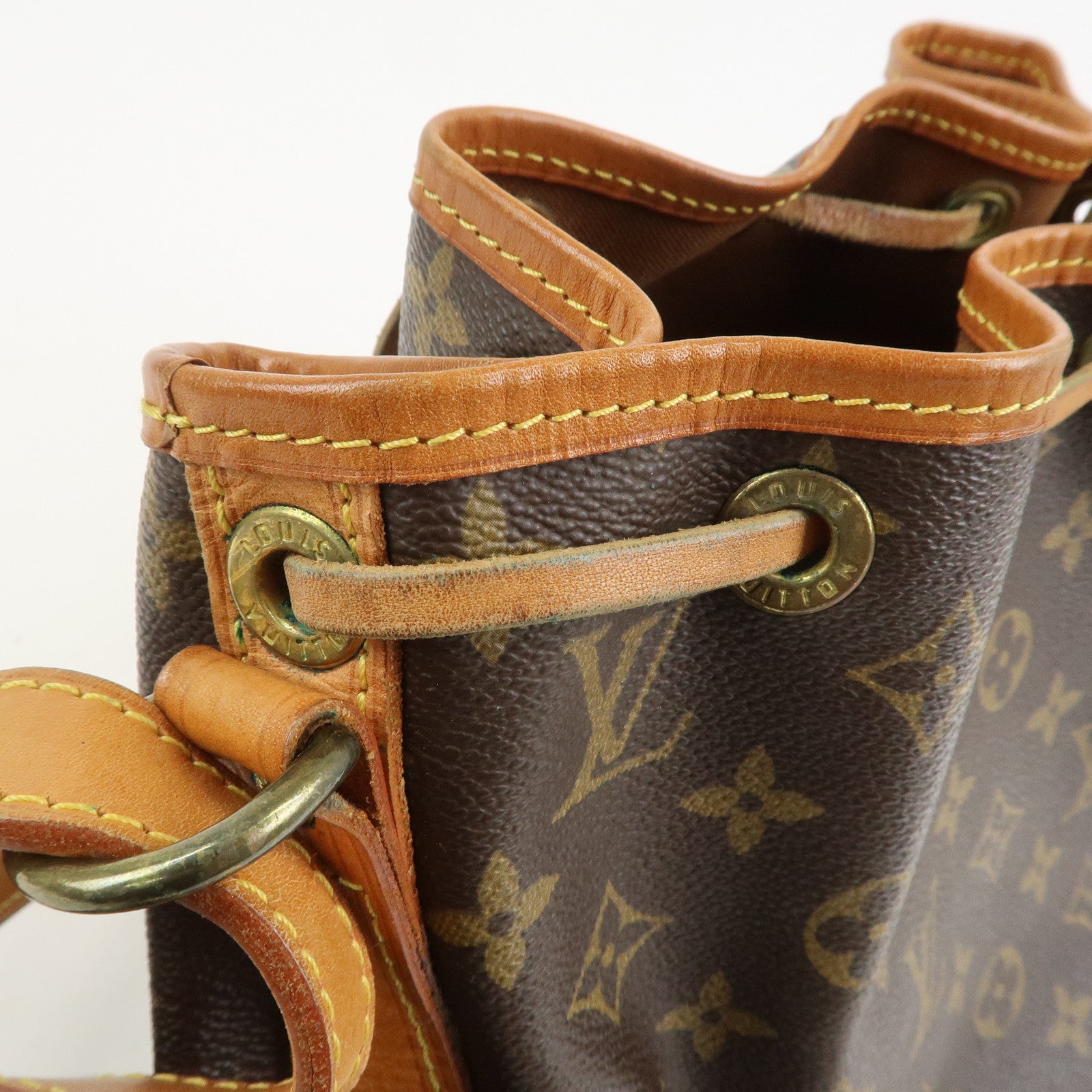 Louis Vuitton Monogram Petit Noe Shoulder Bag Brown M42226