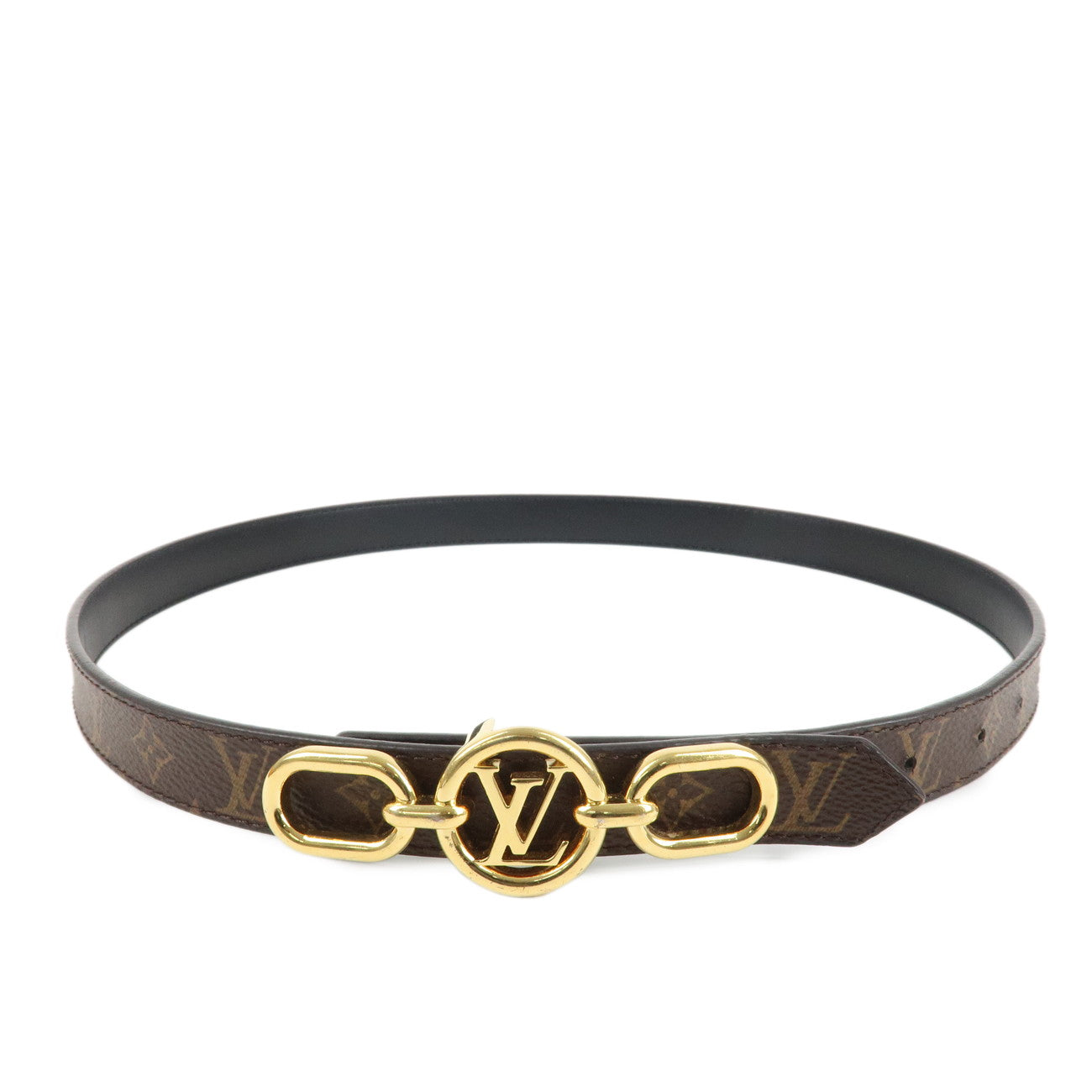 Louis Vuitton Monogram Canvas LV Circle Prime Belt 75/30 M0510 Used