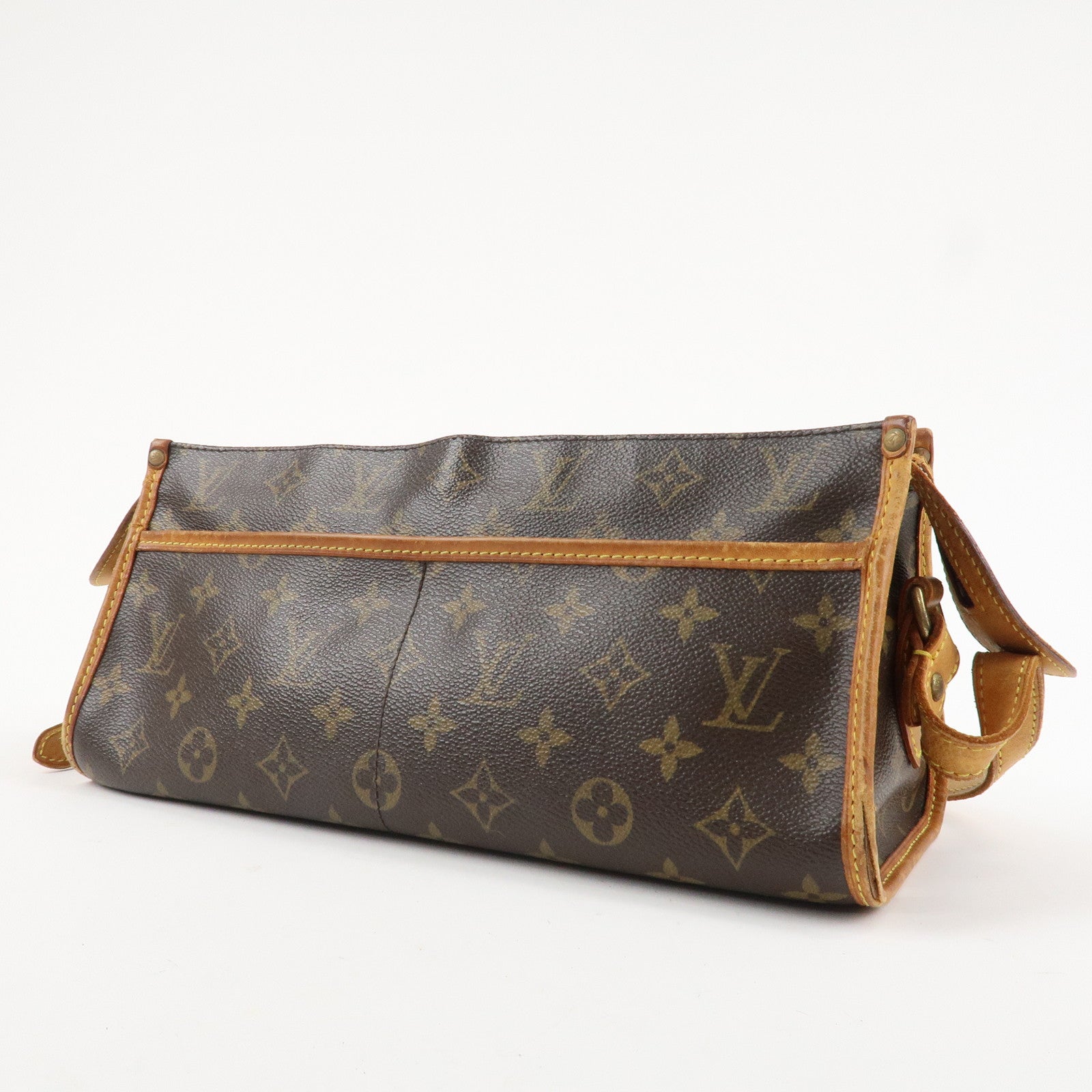 Louis Vuitton Monogram Popincourt Long Shoulder Bag Brown M40008 Used