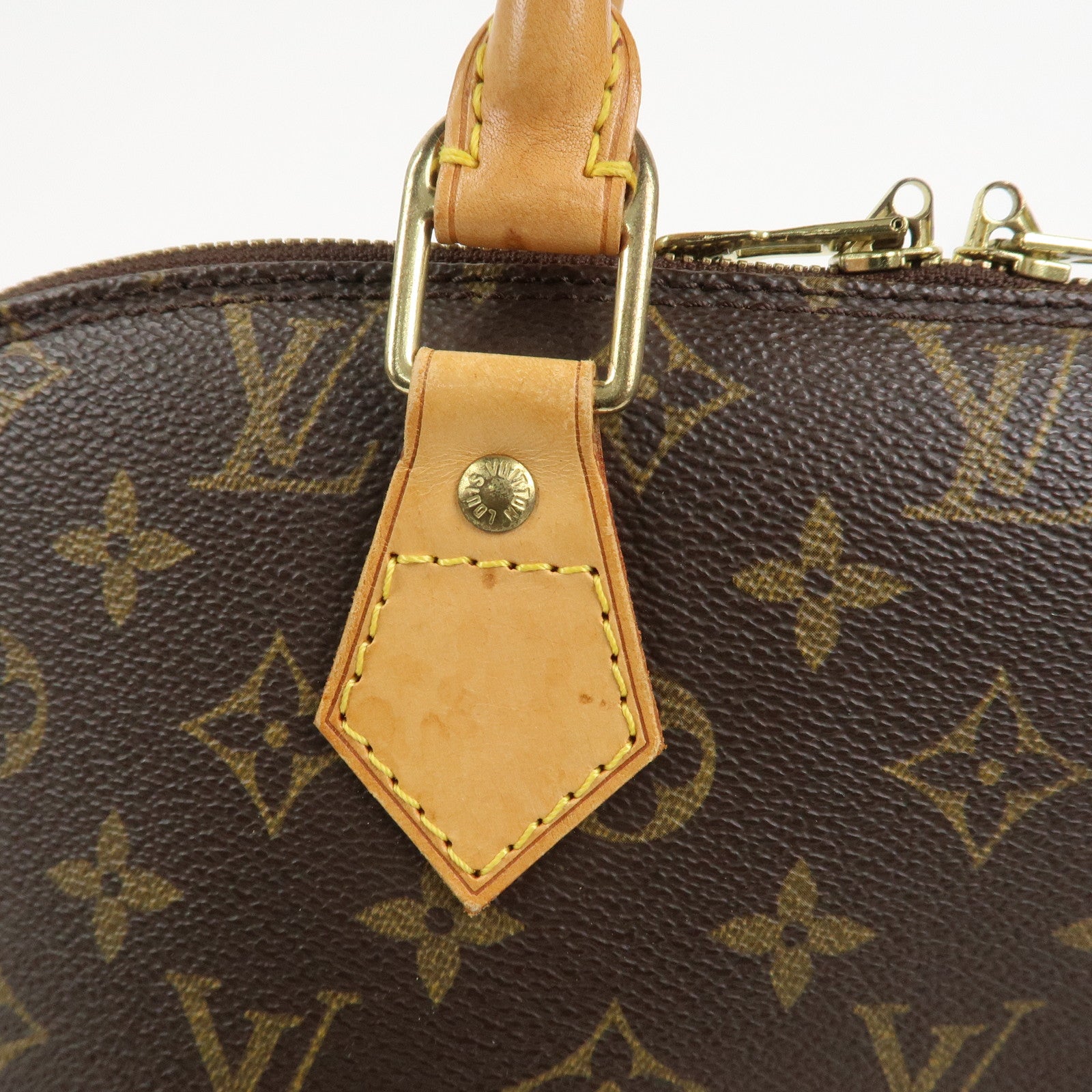 Louis Vuitton Monogram Canvas Alma Hand Bag Brown M51130