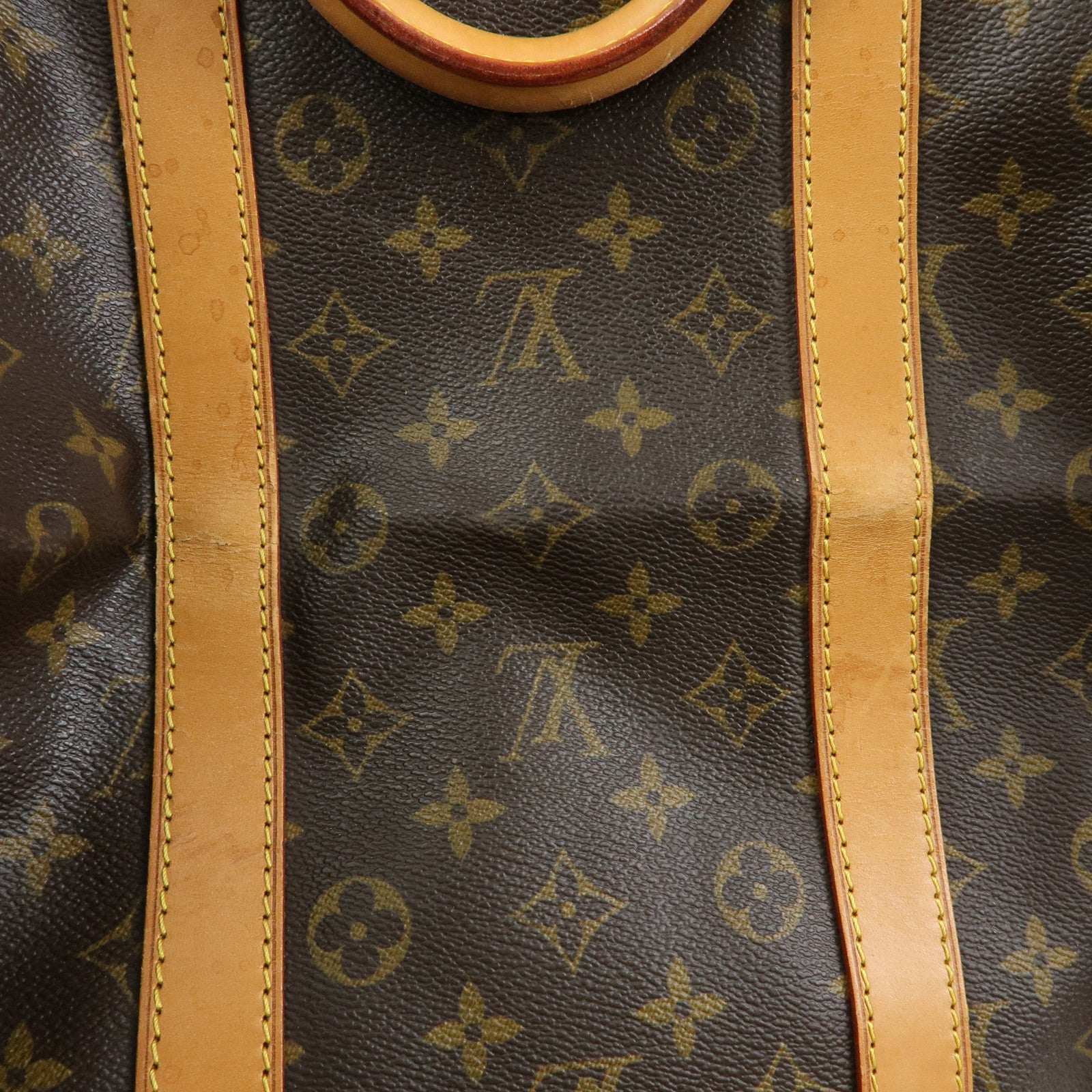 Louis Vuitton Monogram Keep All Bandouliere 55 Boston Bag M41414