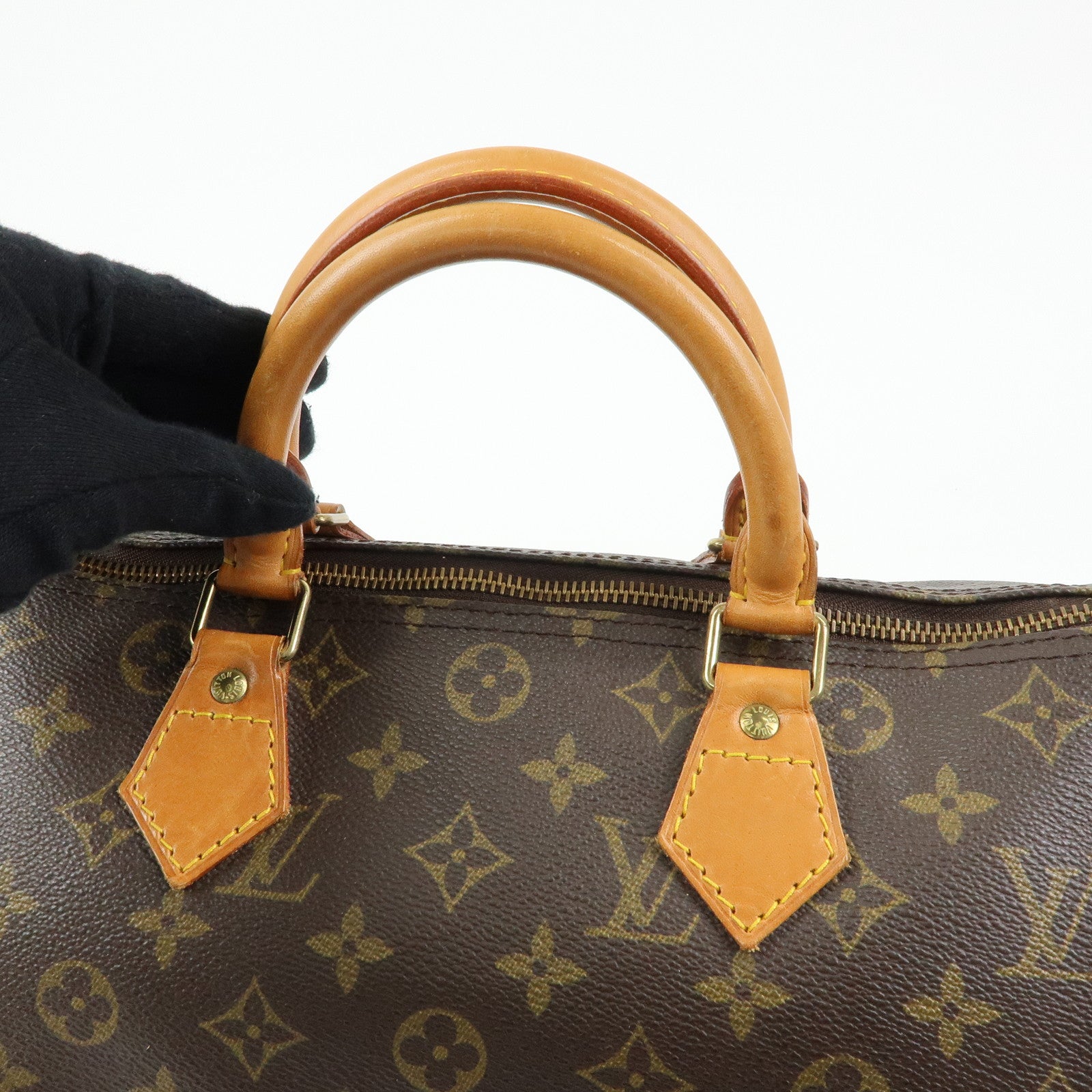 Louis Vuitton Monogram Speedy 30 Boston Bag Hand Bag Brown M41526