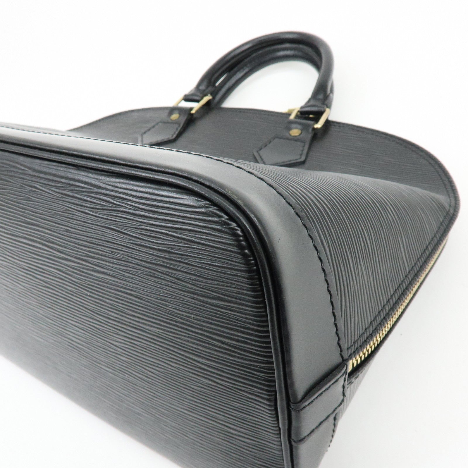 Louis Vuitton Epi Alma Hand Bag Noir Black M52142