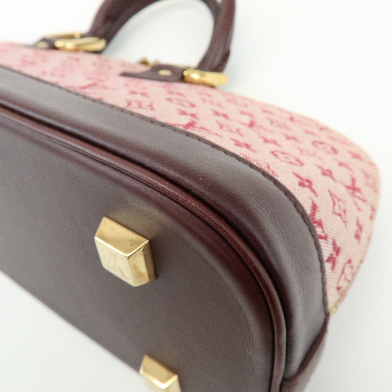 Louis Vuitton Monogram Mini Armaron Hand Bag Cerise M92207