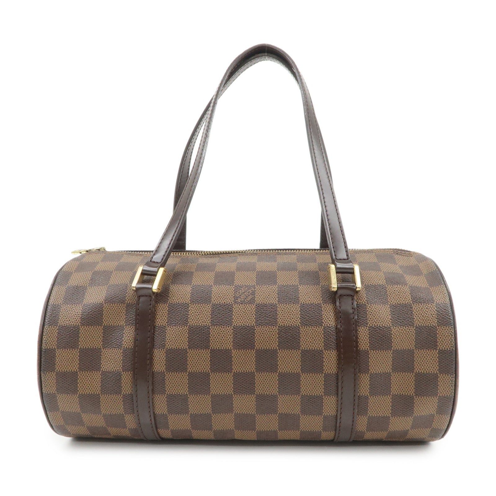 Louis Vuitton Damier Ebene Papillon 30 Hand Bag Brown N51303