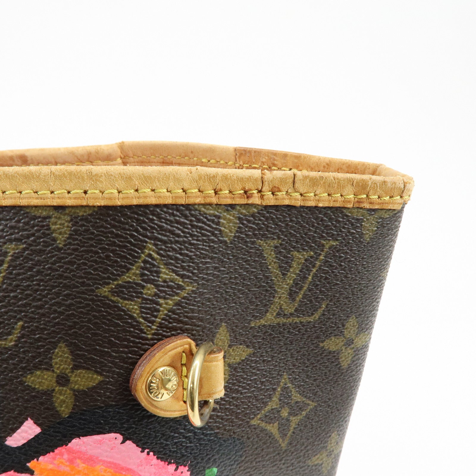 Louis Vuitton Monogram Rose Neverfull MM Tote Shoulder Bag M48613
