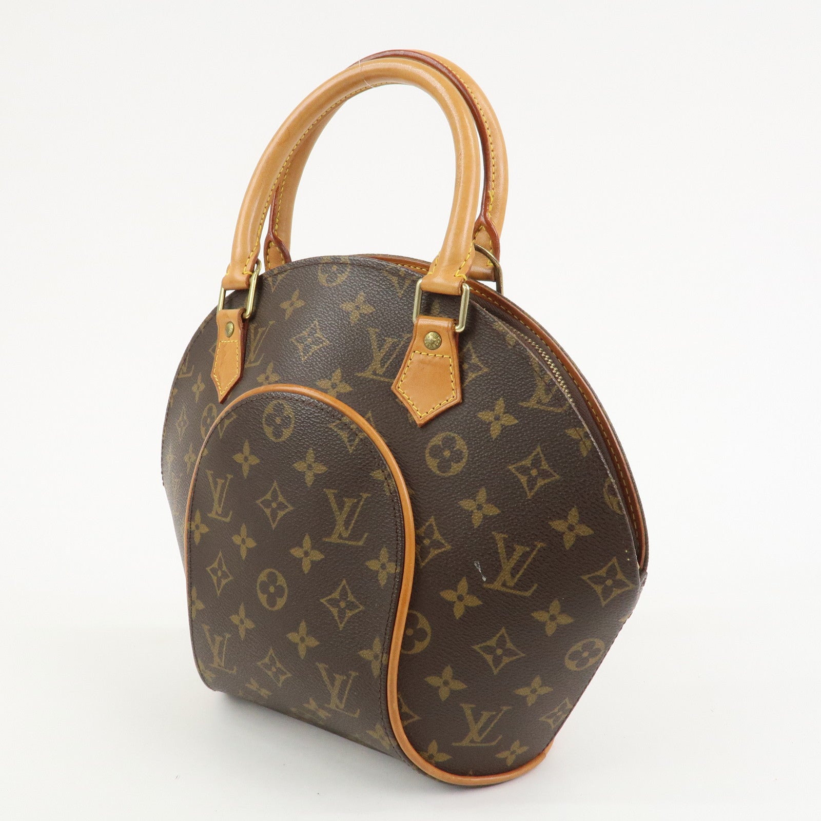 Louis Vuitton Monogram Ellipse PM Hand Bag Brown M51127