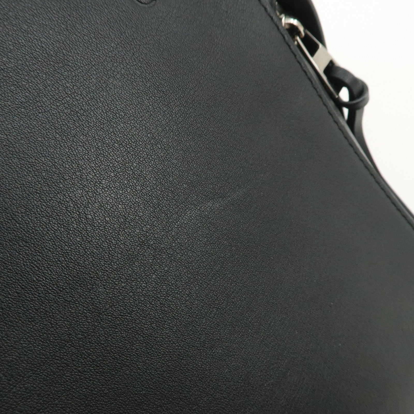 LOEWE Hammock Medium Leather 2Way Bag Shoulder Bag Hand Bag Black