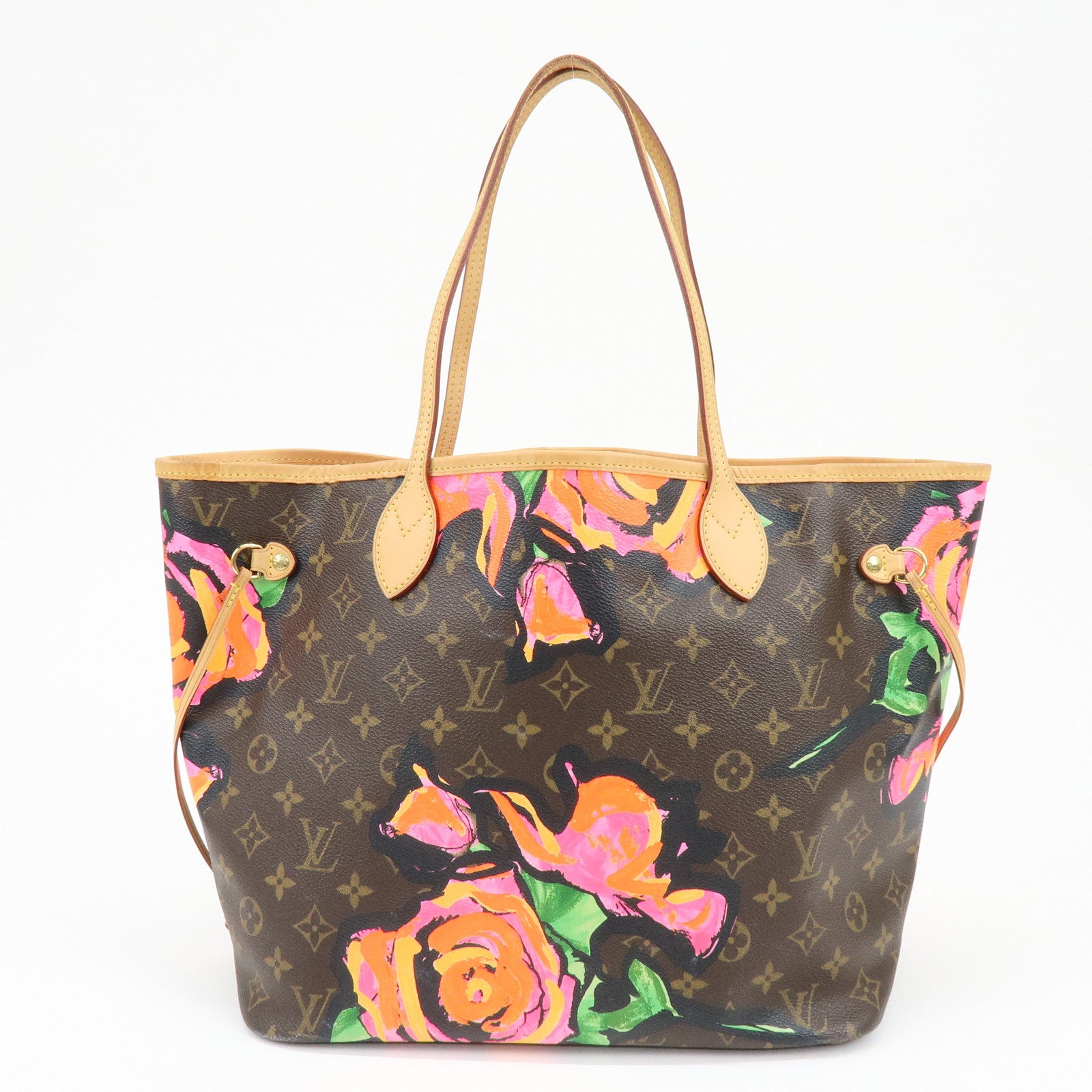 Louis Vuitton Monogram Rose Neverfull MM Tote Shoulder Bag M48613