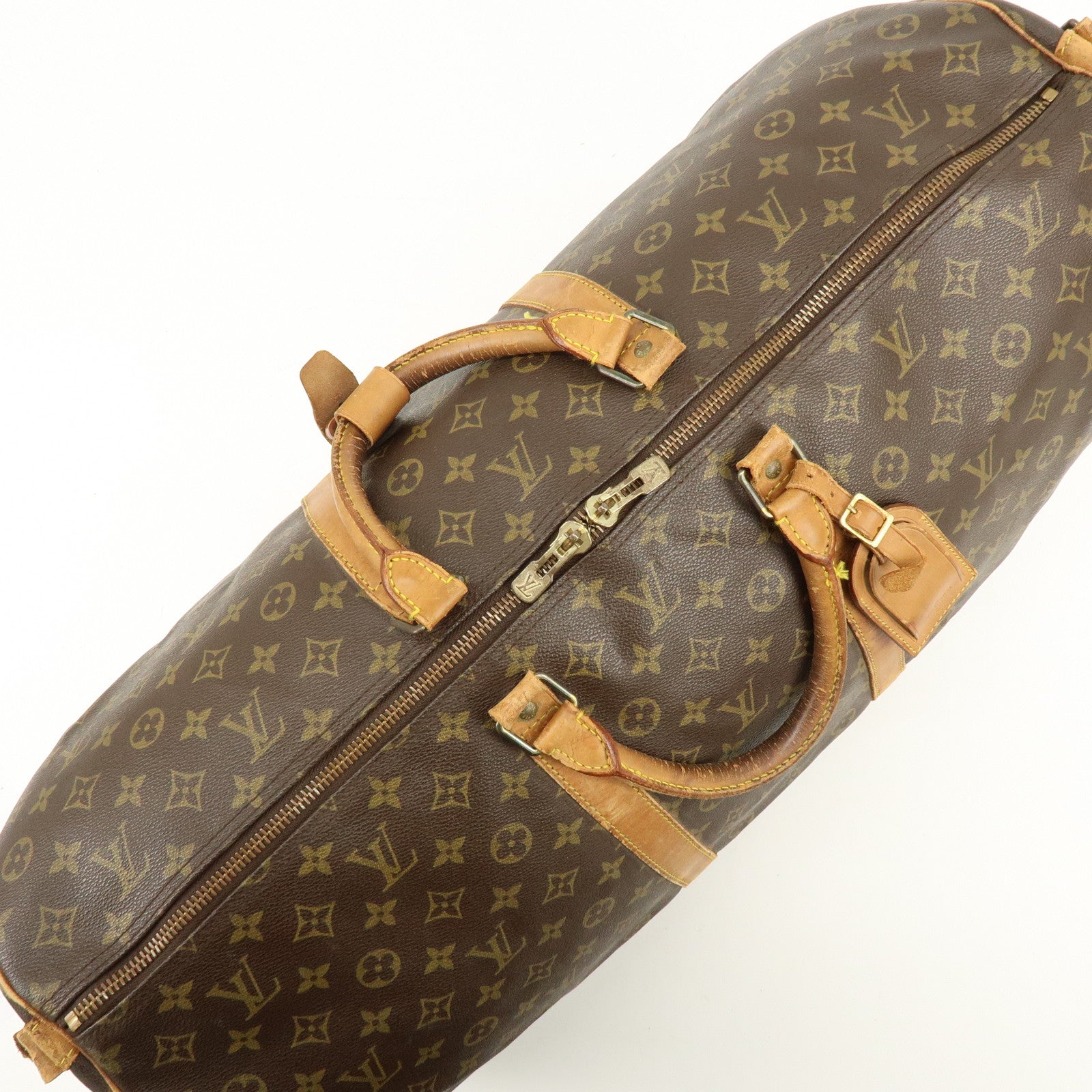 Louis Vuitton Monogram Keep All Bandouliere 60 Boston Bag M41412