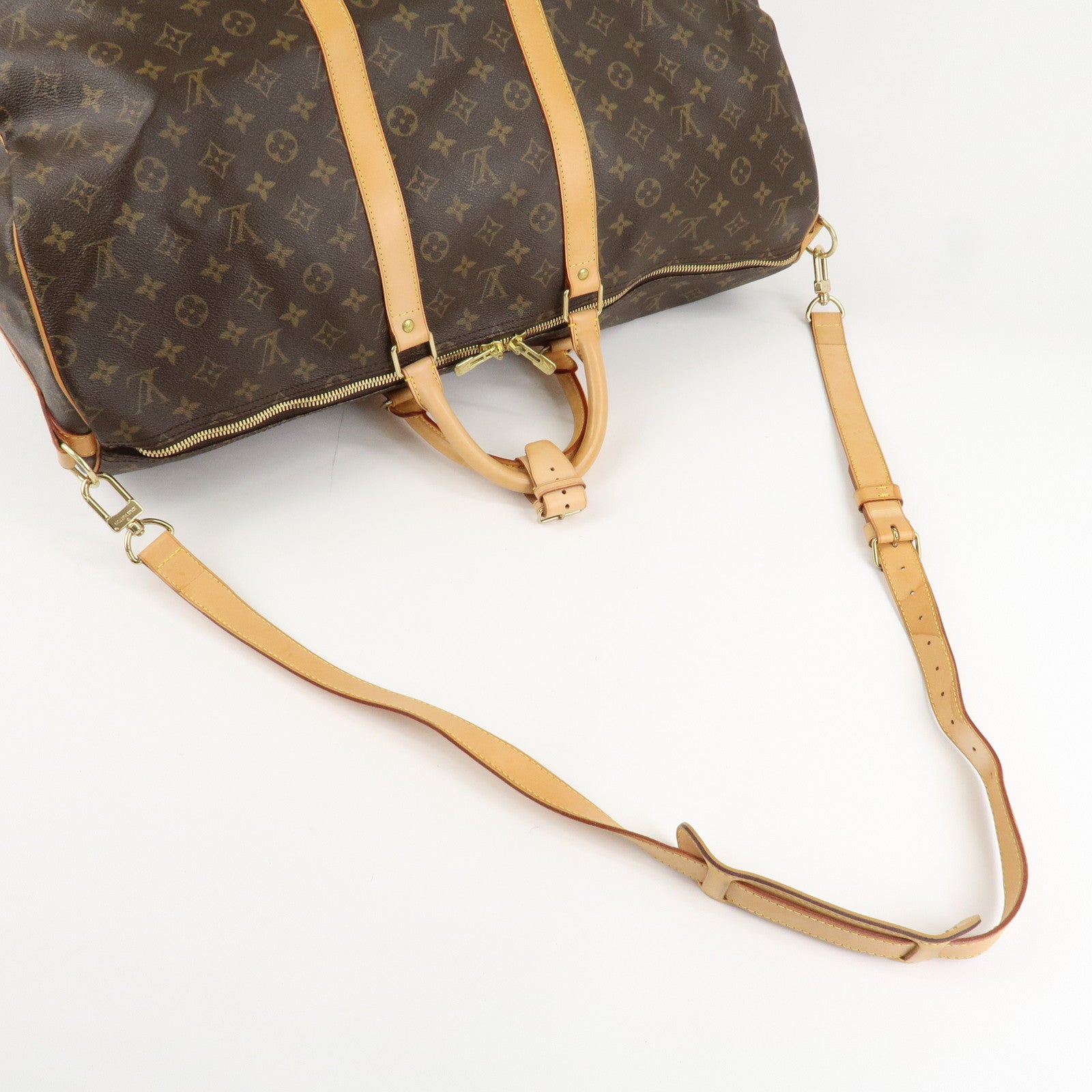 Louis Vuitton Monogram Keep All Bandouliere 55 Boston Bag M41414 Used