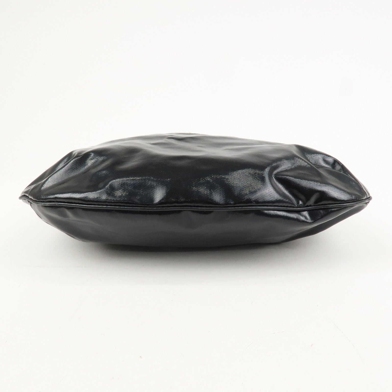 GUCCI Hysteria PVC Canvas Leather Shoulder Bag Black 262903