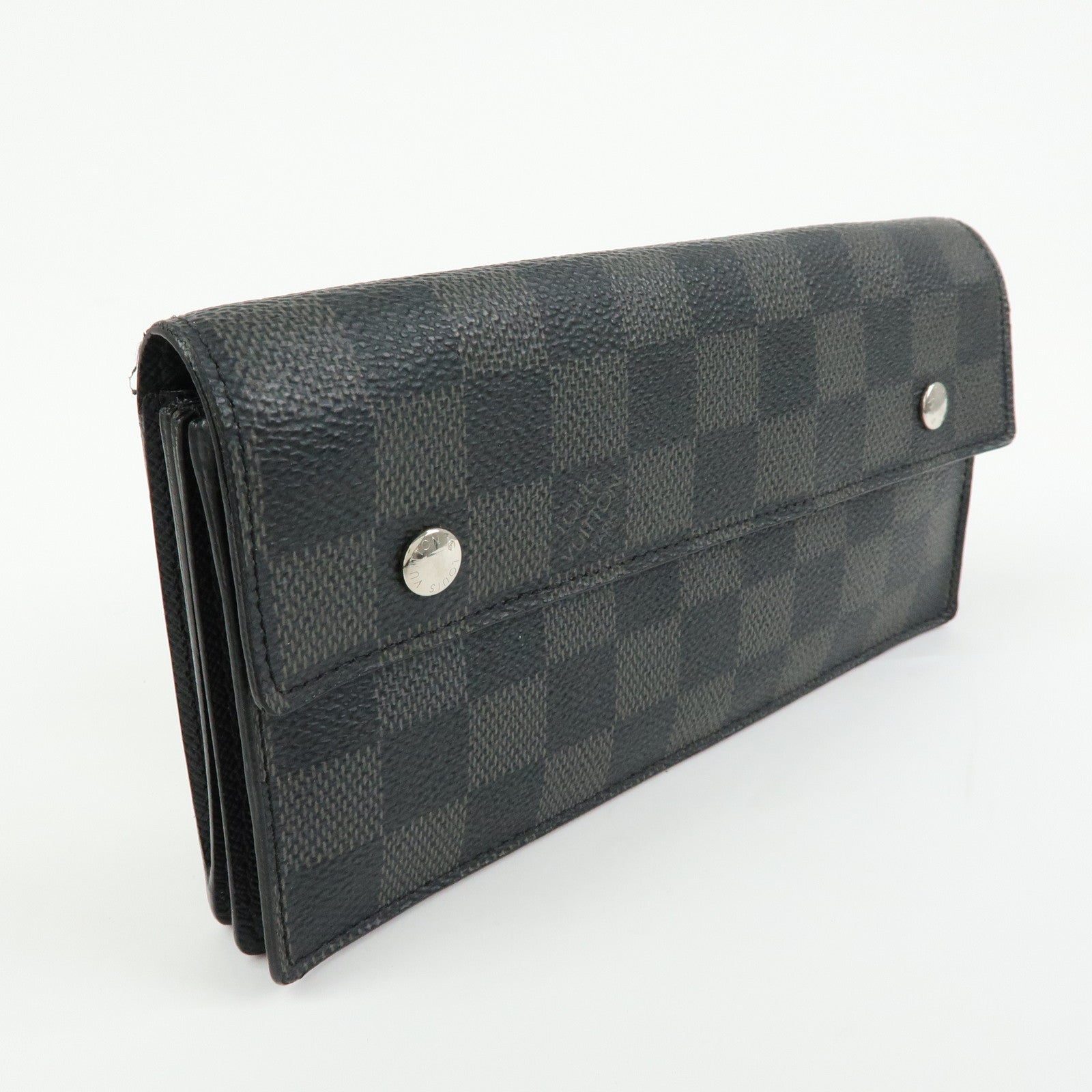 Louis Vuitton Damier Graphite Portefeuille Accordion Wallet N60023