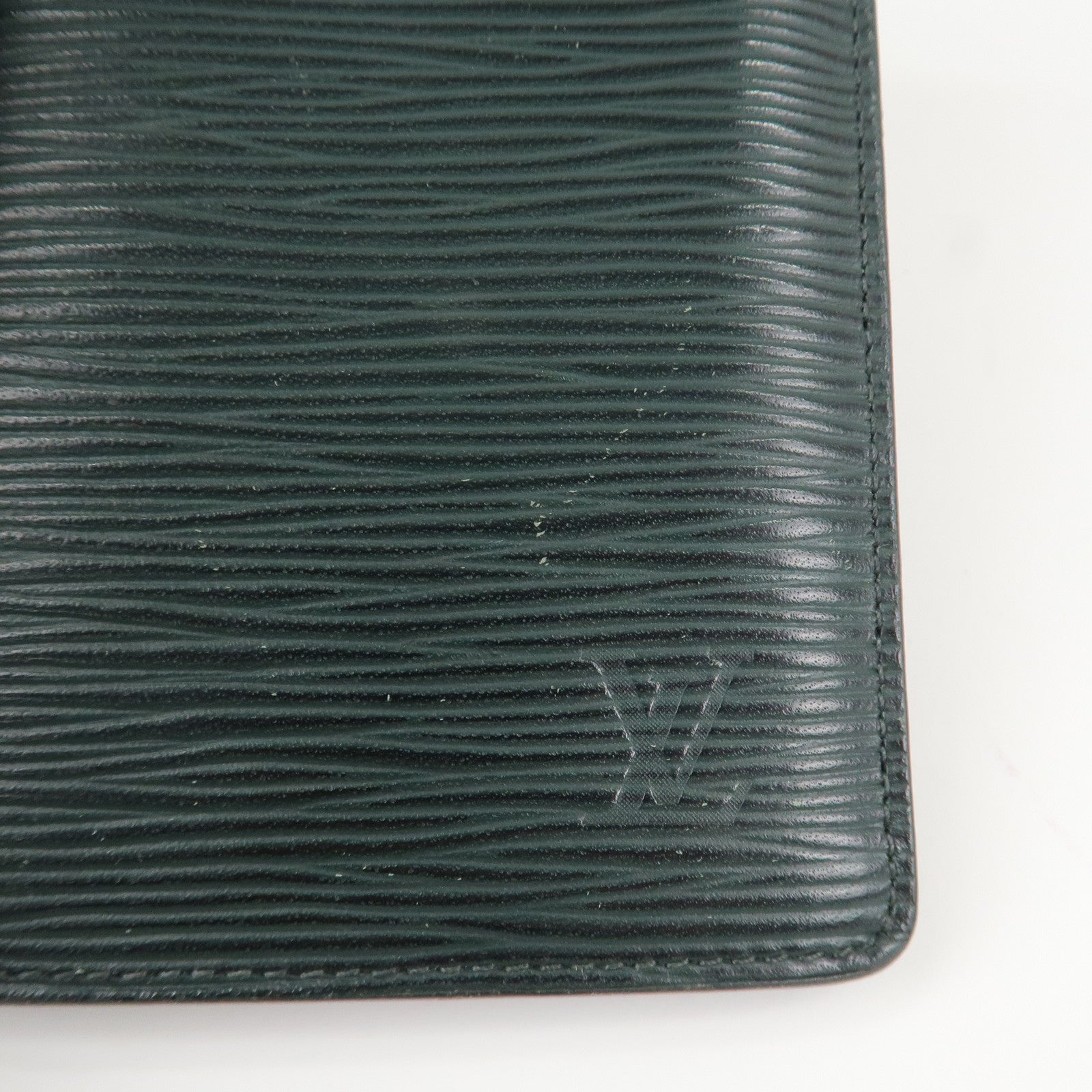Louis Vuitton Epi Leather Long Wallet Dark Green Used