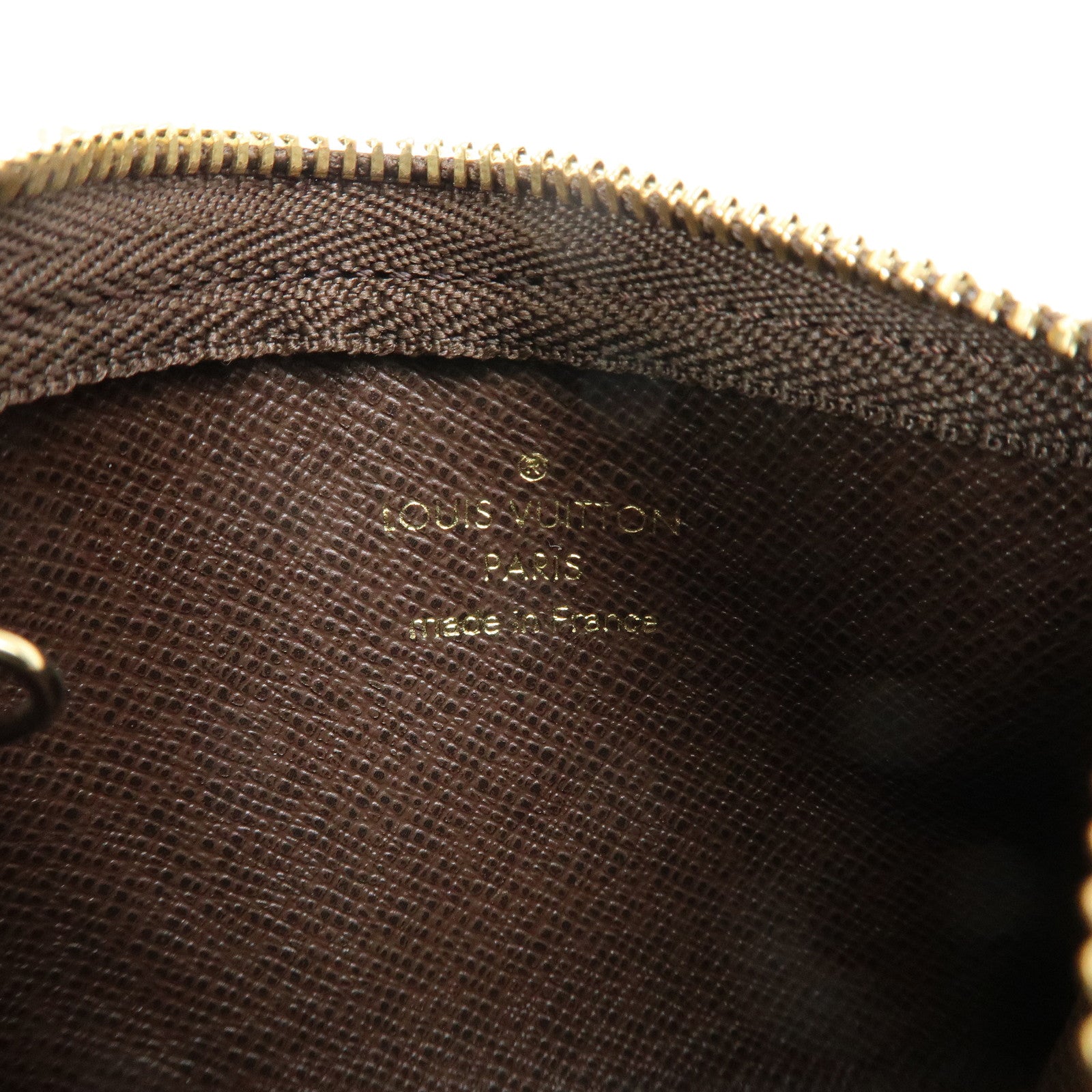 Louis Vuitton Monogram Mini Lin Pochette Cles Coin Case M95230