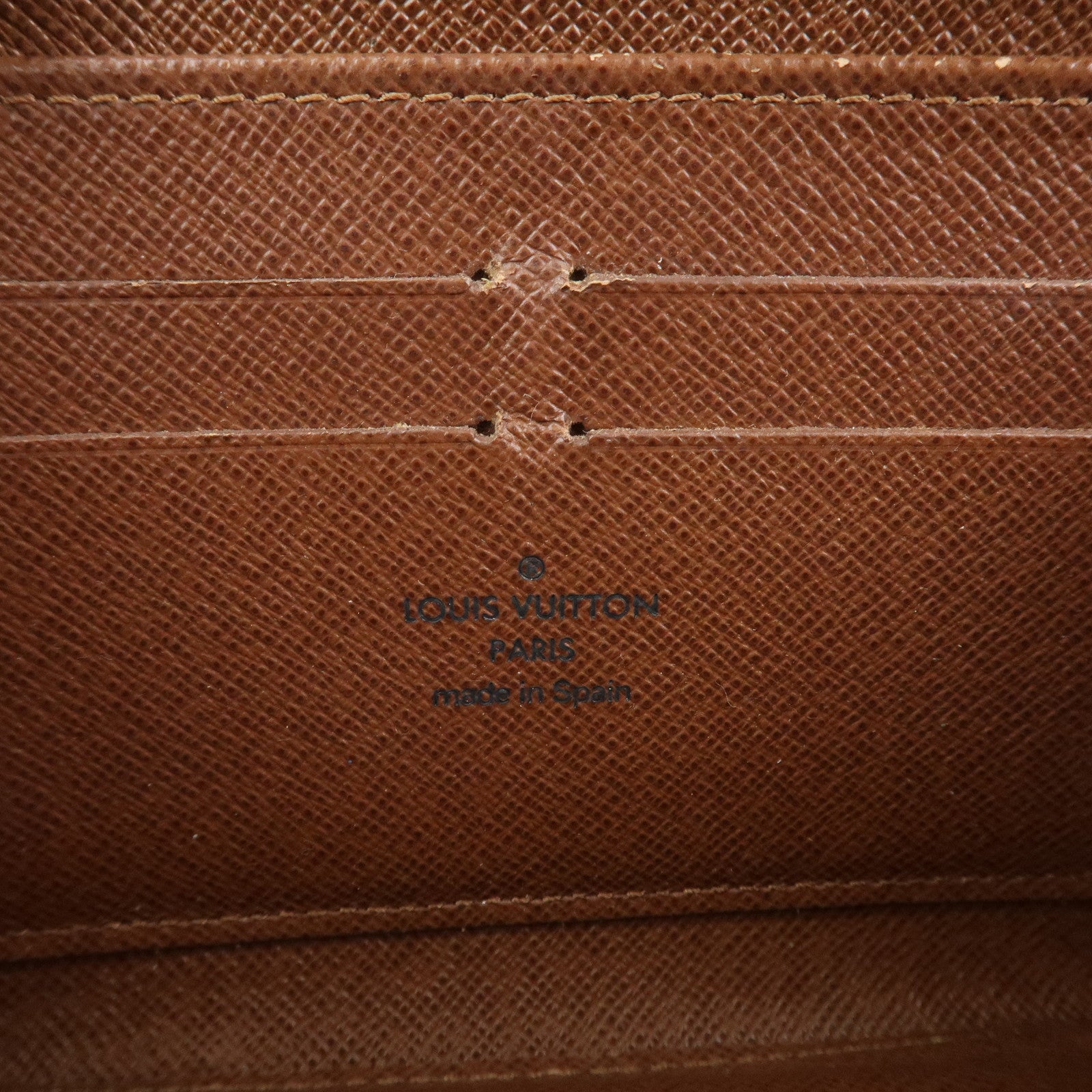 Louis Vuitton Monogram Canvas Zippy Long Wallet Brown M60017