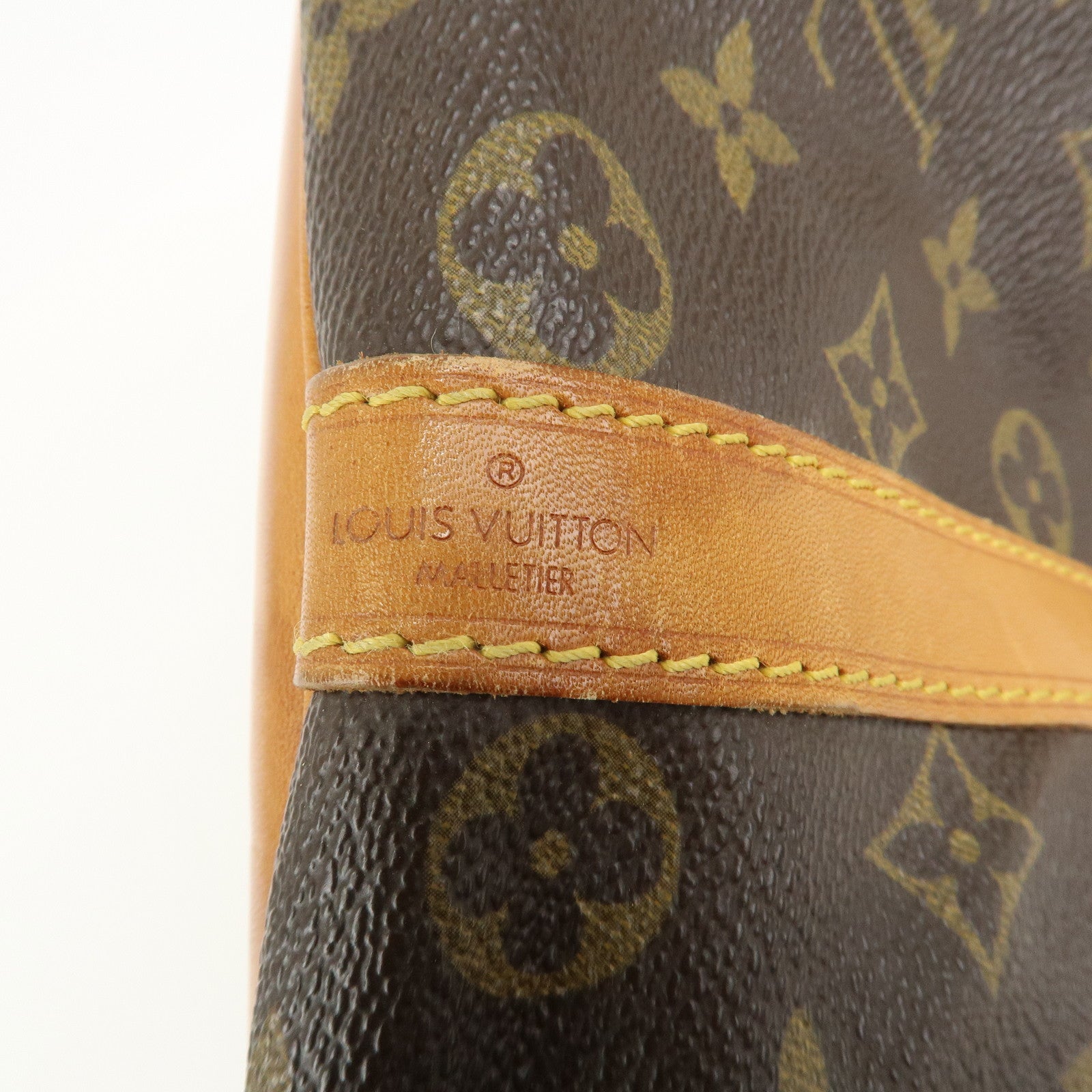 Louis Vuitton Monogram Petit Noe Shoulder Bag Brown M42226