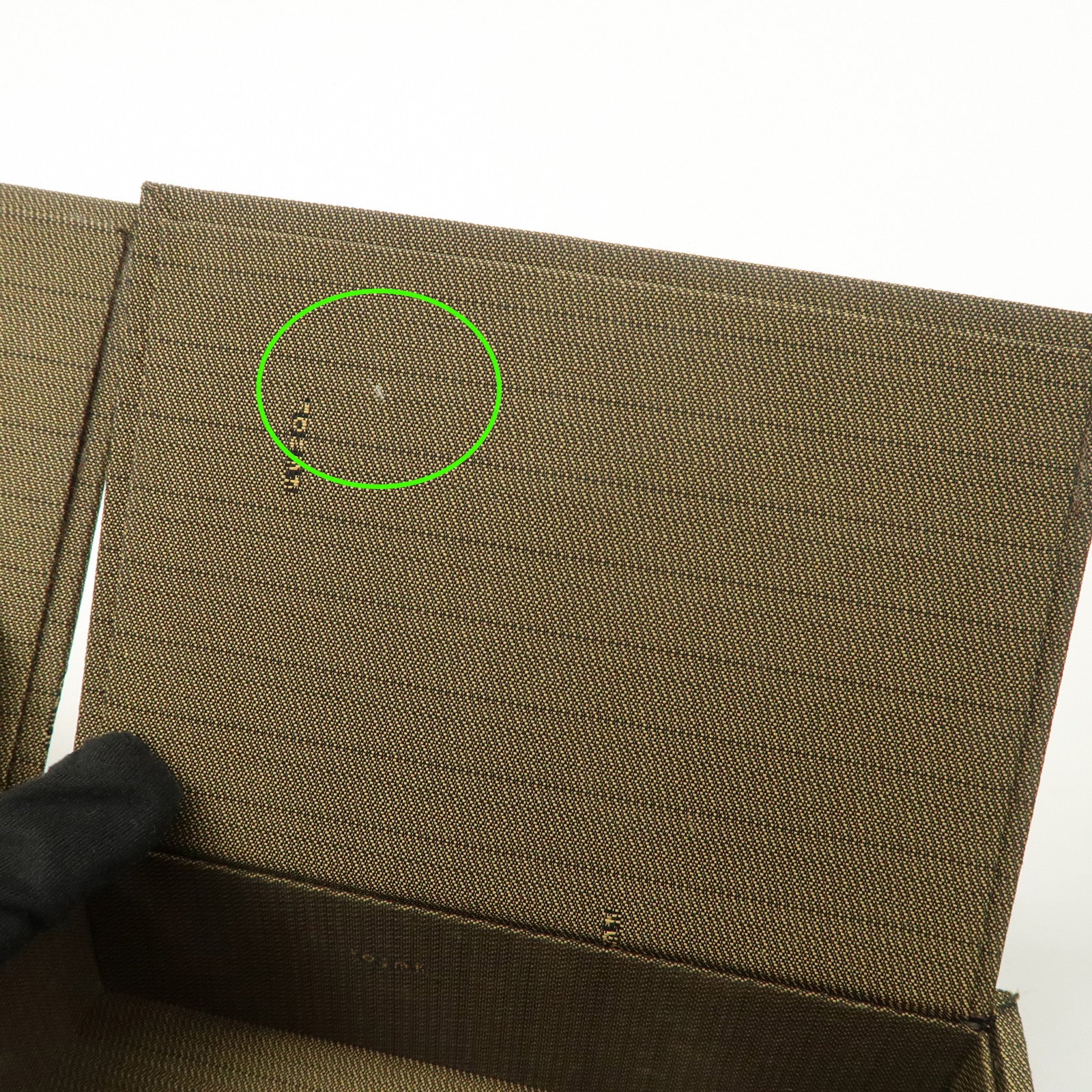 FENDI Zucca Canvas Leather Vanity Bag Makeup Box Brown Black