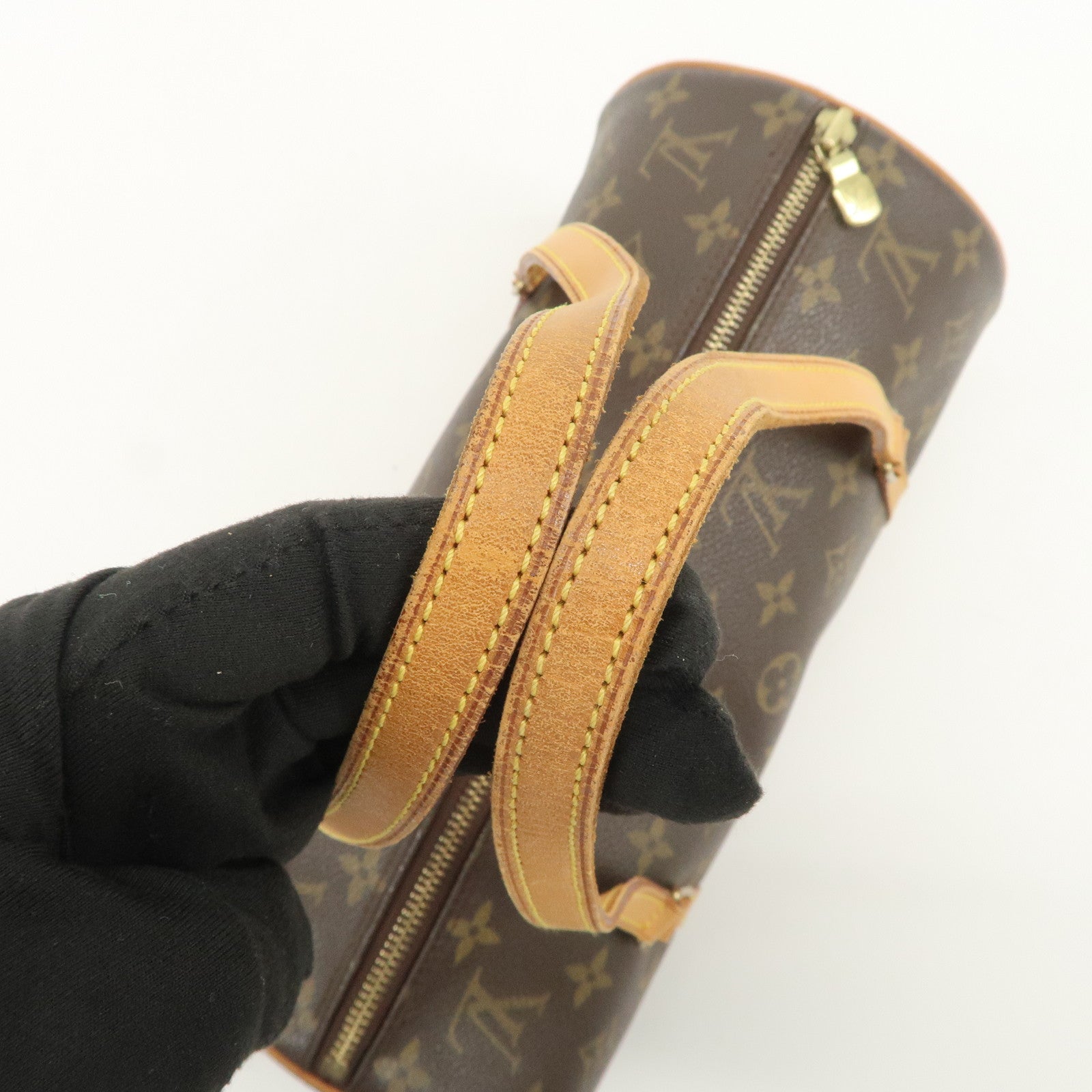 Louis Vuitton Monogram Papillon 30 Hand Bag New Style Brown M51385