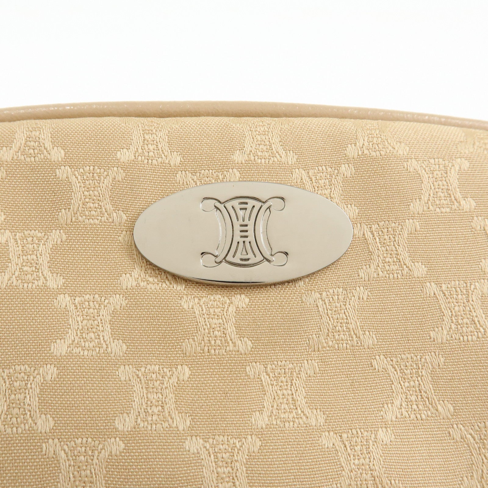CELINE Macadam Set of 2 Sunglasses Case Handkerchief Beige Blue
