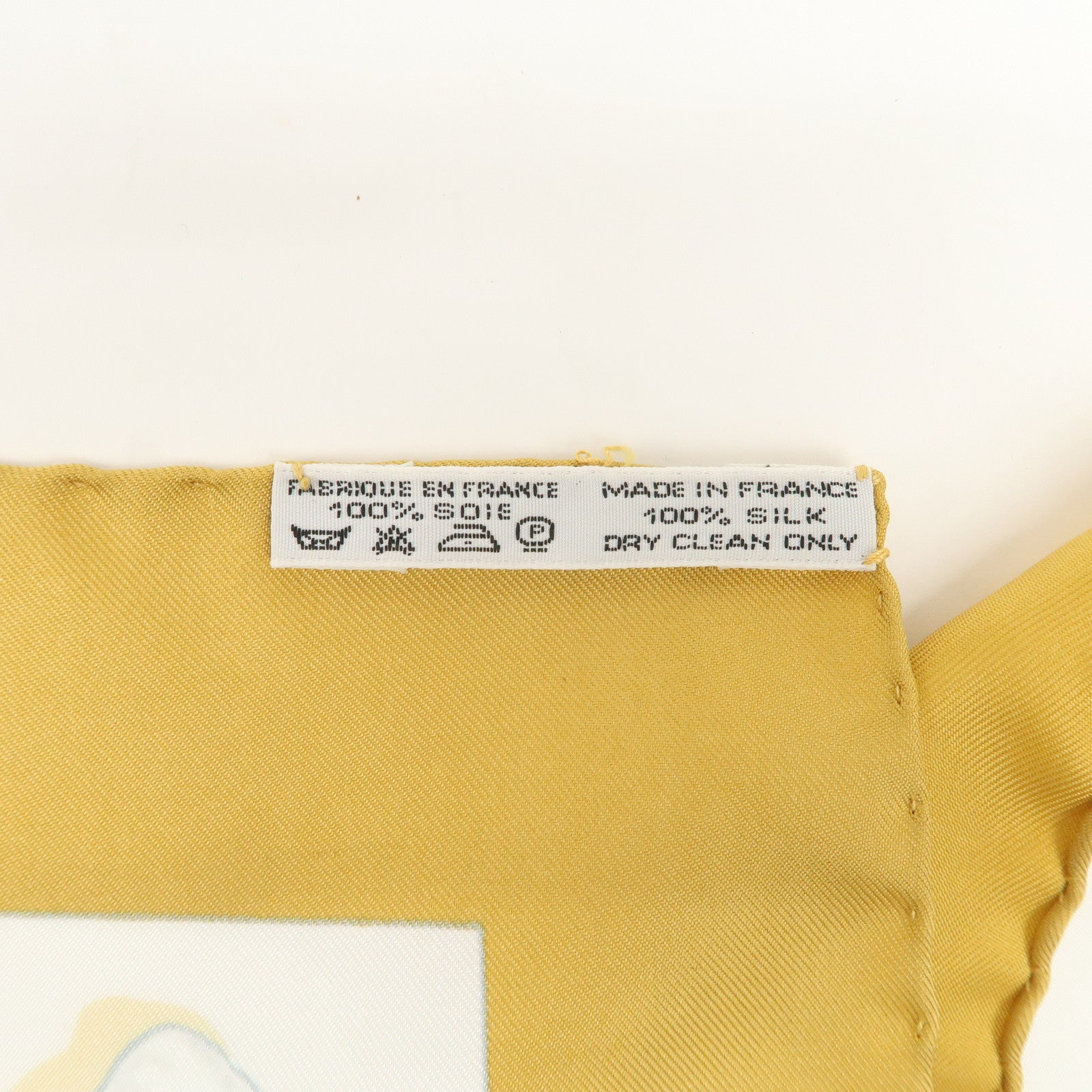 HERMES Carre 90 Silk 100% Scarf Plaza de Toros Bullring Gold Beige