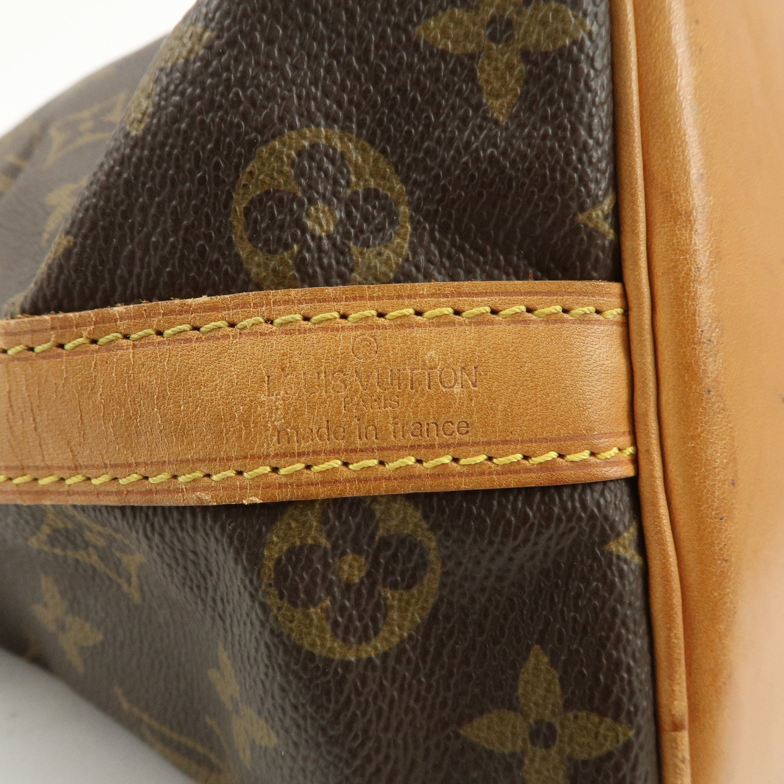 Louis Vuitton Monogram Canvas Petit Noe Shoulder Bag Brown M42226