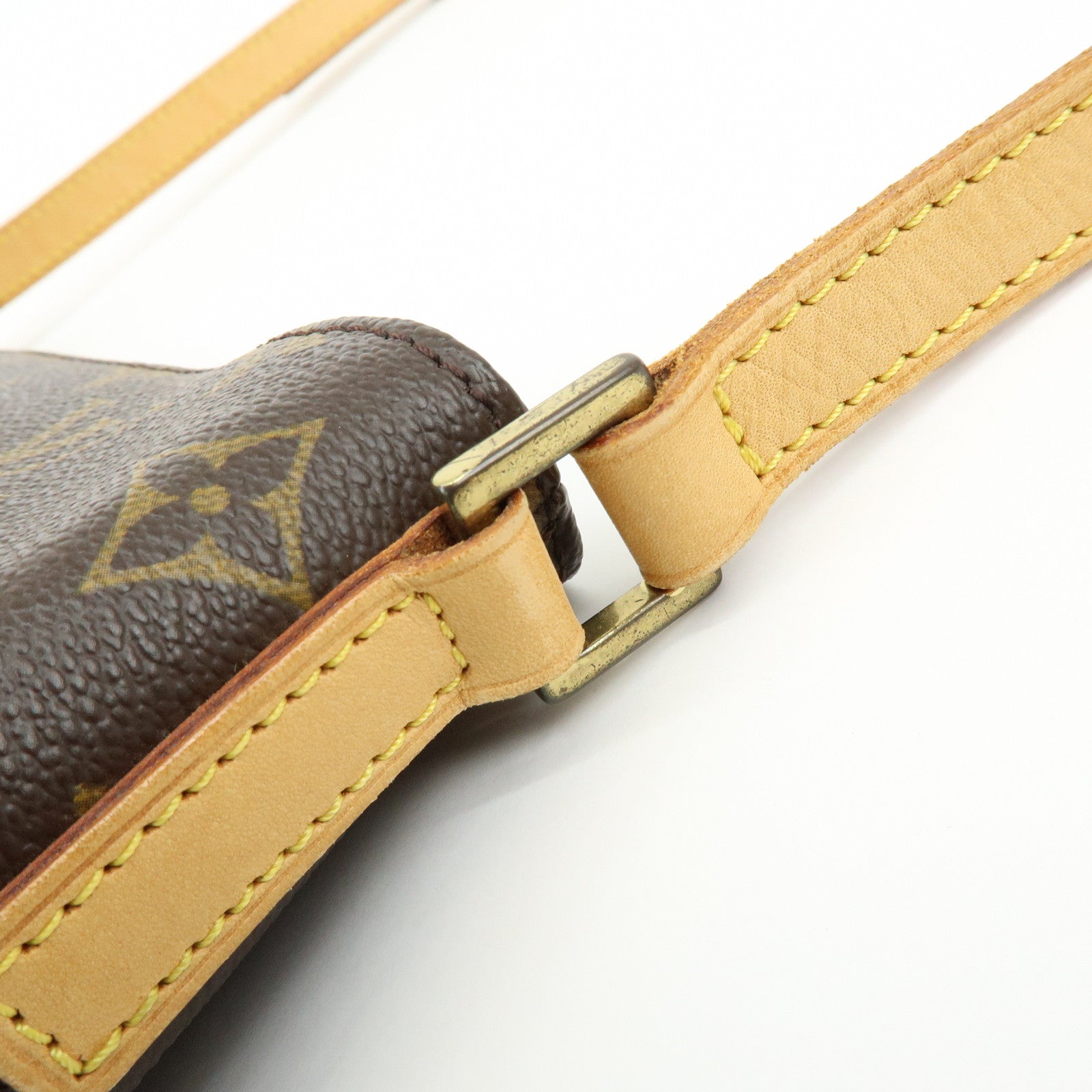 Louis Vuitton Monogram Trotteur Canvas Shoulder Bag Brown M51240