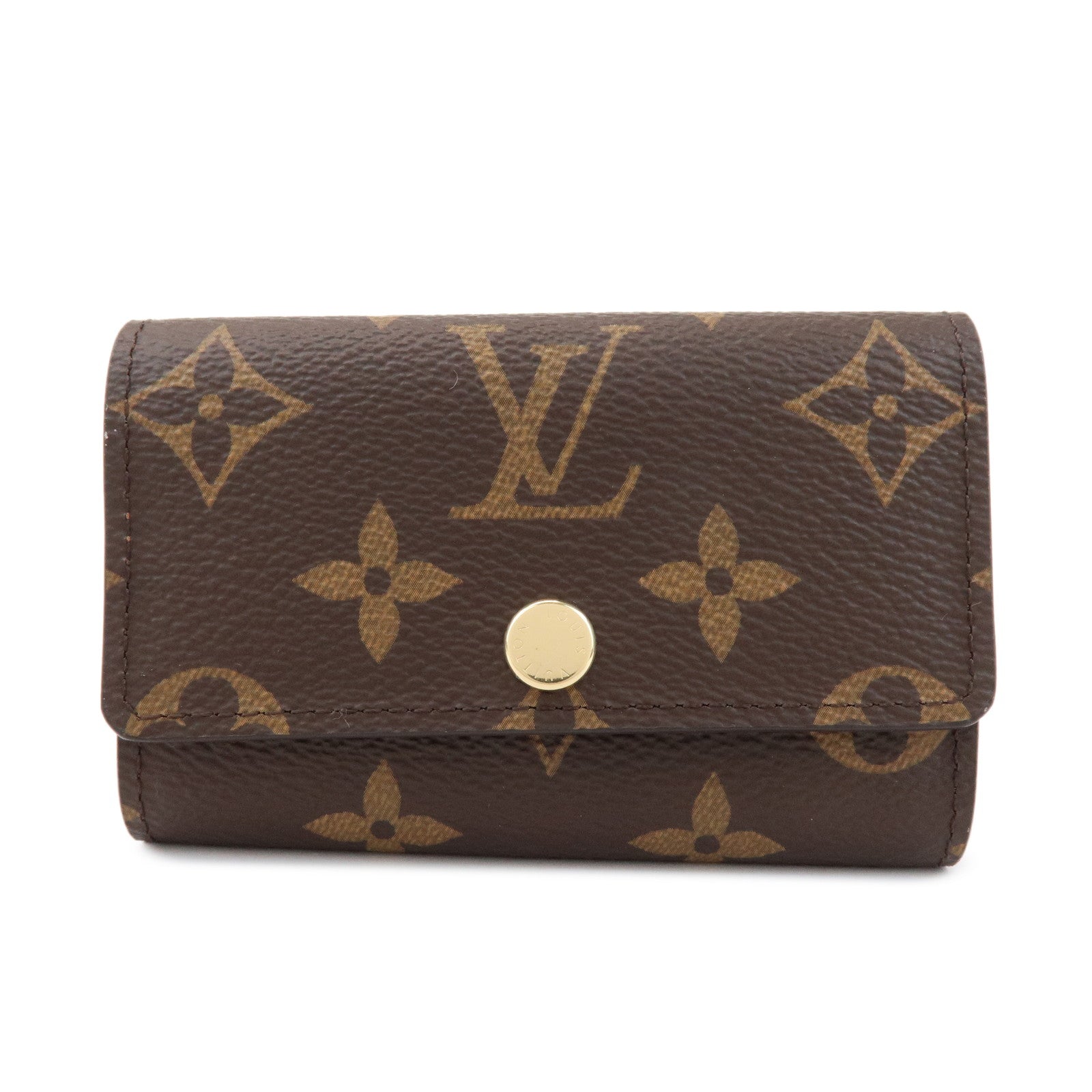 Louis Vuitton Monogram Canvas Multicles 6 Key Case Brown M62630