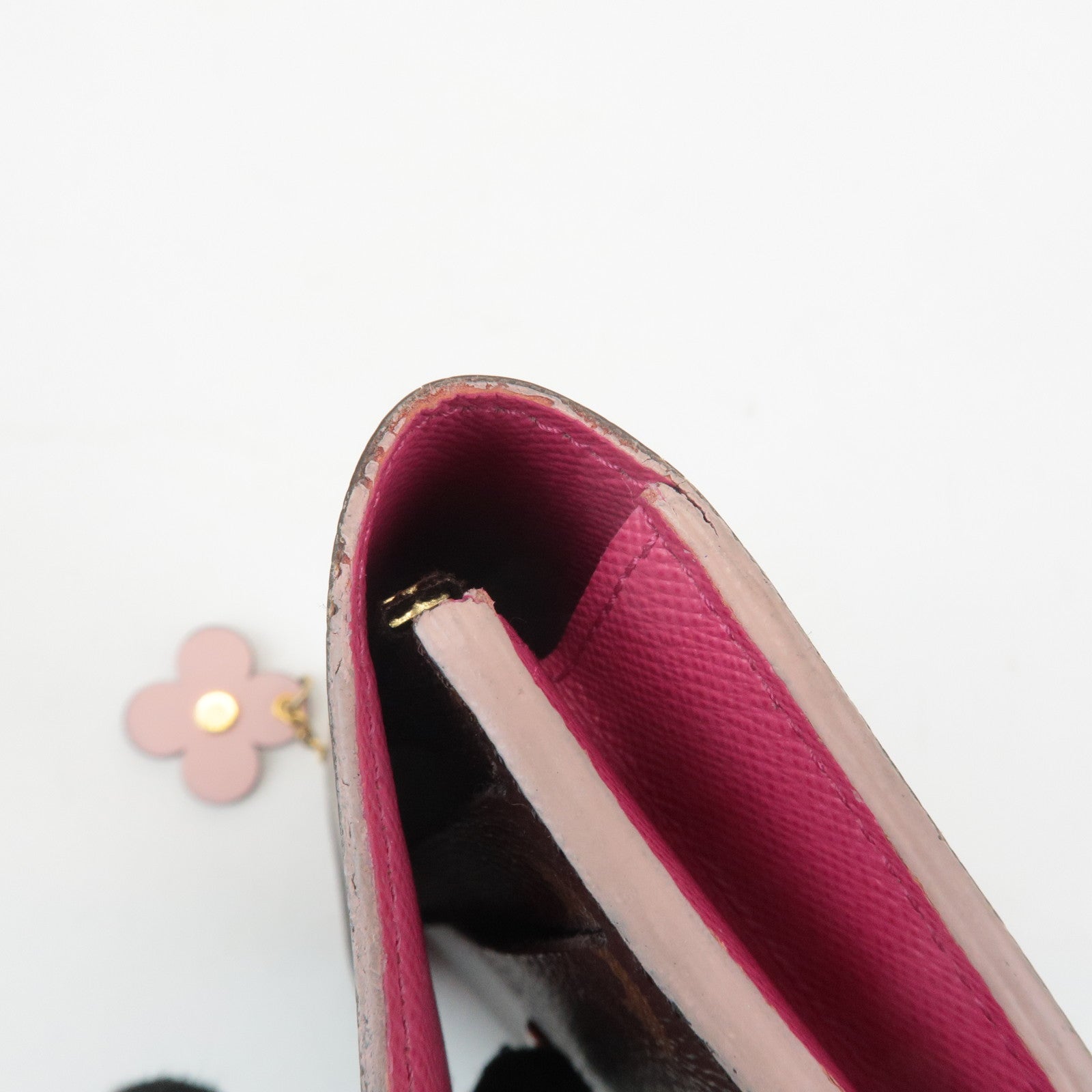 Louis Vuitton Monogram Portefeuille Emily Flower Wallet M64202 Used