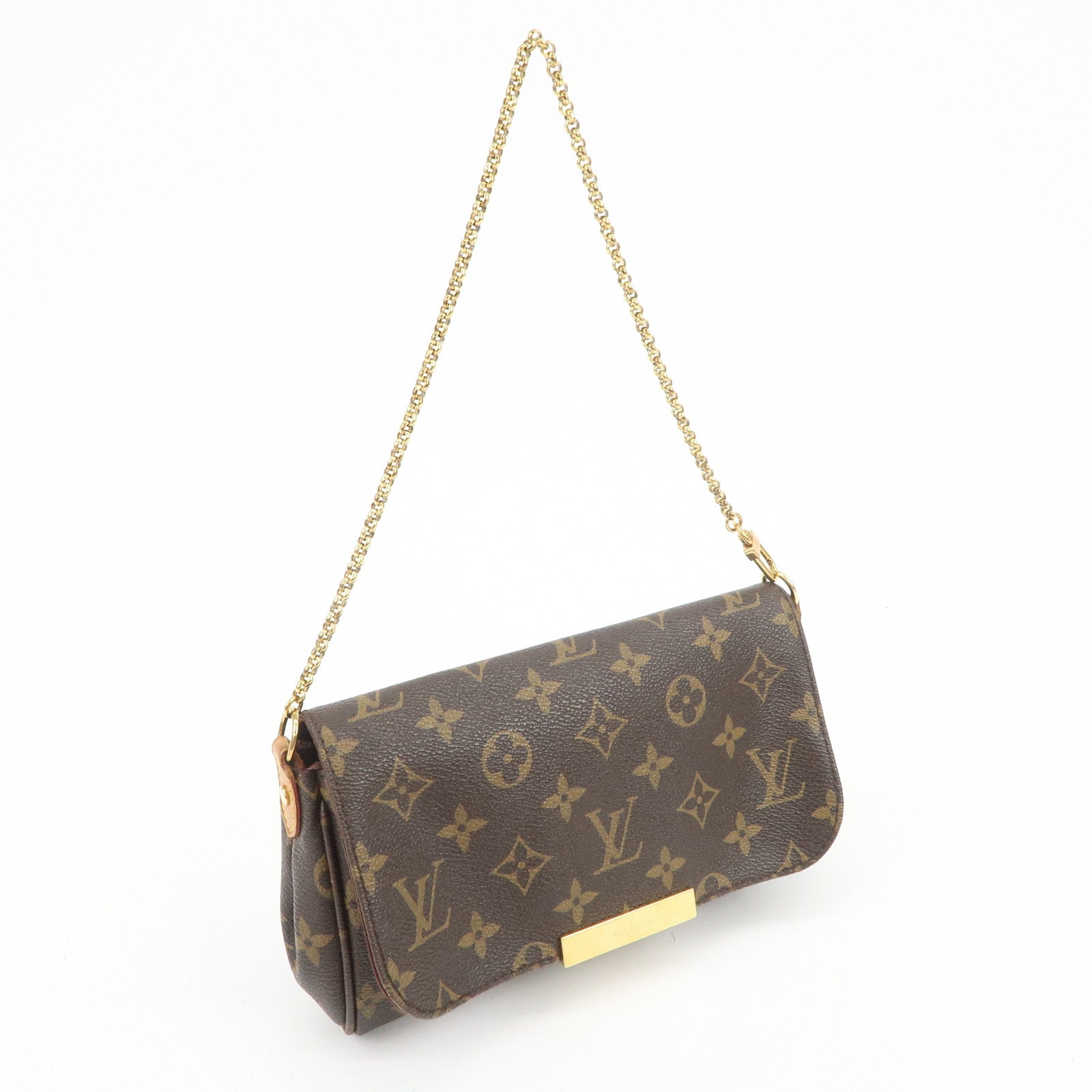 Louis Vuitton Monogram Favorite PM 2Way Shoulder Bag Brown M40717