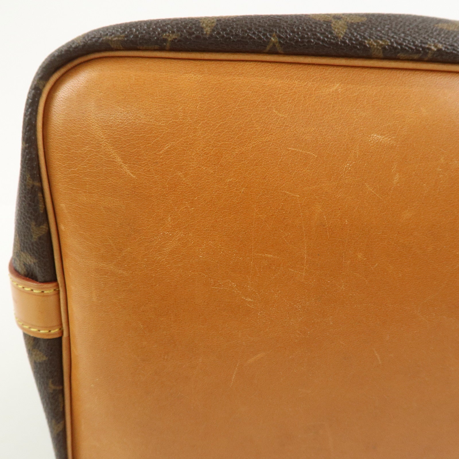 Louis Vuitton Monogram Petit Noe Shoulder Bag Brown M42226