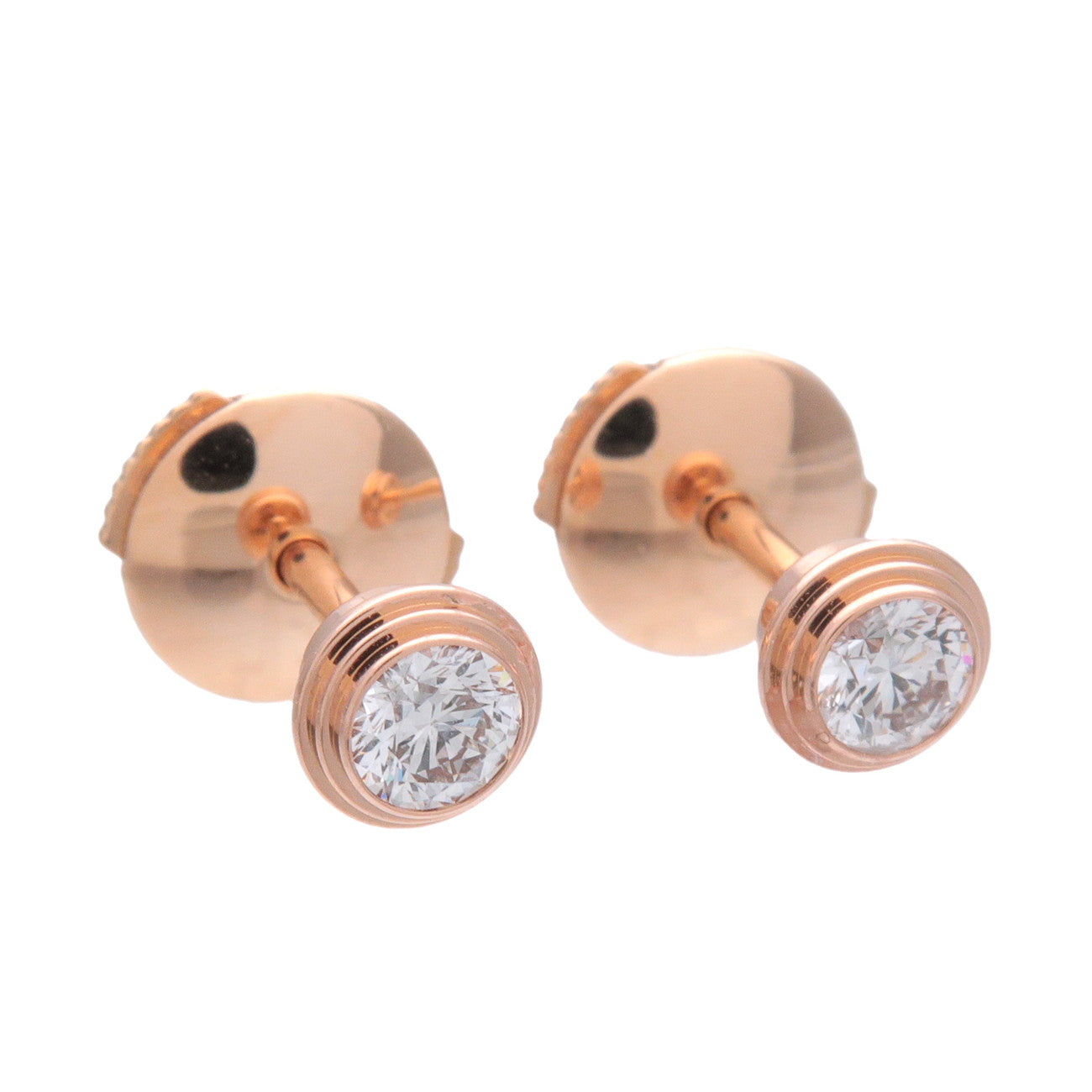 Cartier D'amour MM Diamond Earrings 0.26ct K18PG 750PG Rose Gold