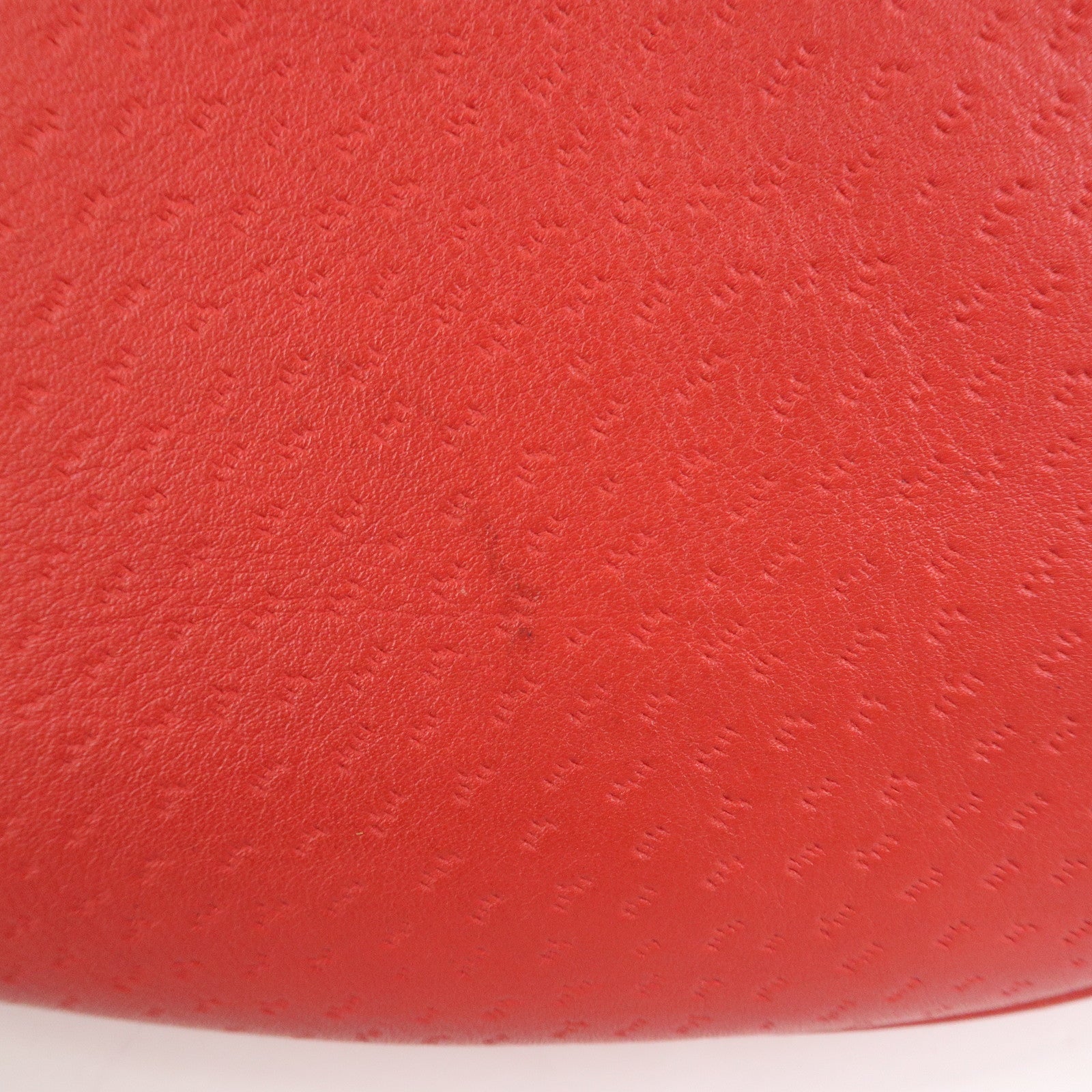 Ferragamo Gancini Leather Shoulder Bag Red