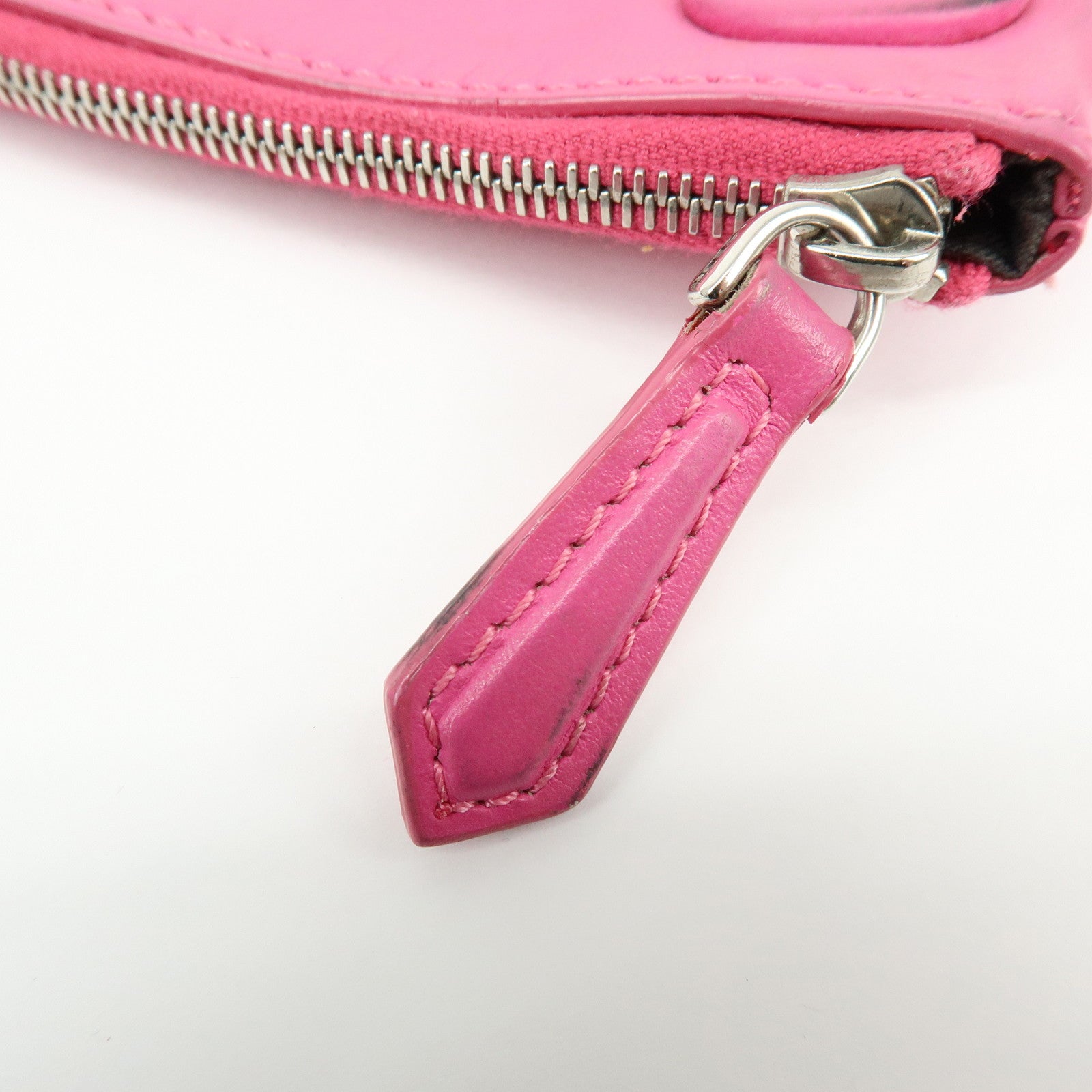 FENDI Zuccca F is FENDI Leather Velvet Triplette Clutch Bag 8BS001