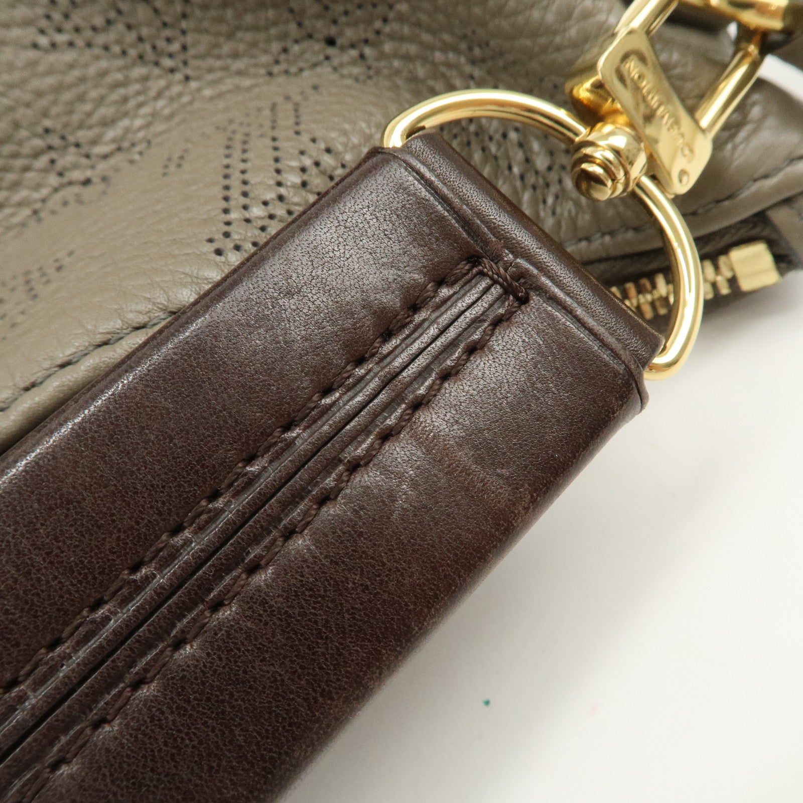 Louis Vuitton Monogram Selene MM 2Way Shoulder Bag Taupe M94213