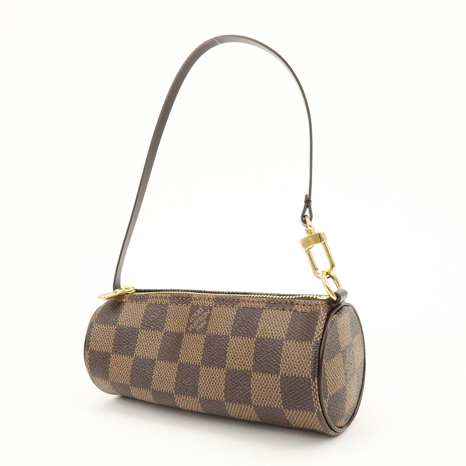 Louis Vuitton Damier Ebene Mini Pouch for Papillon Bag Brown