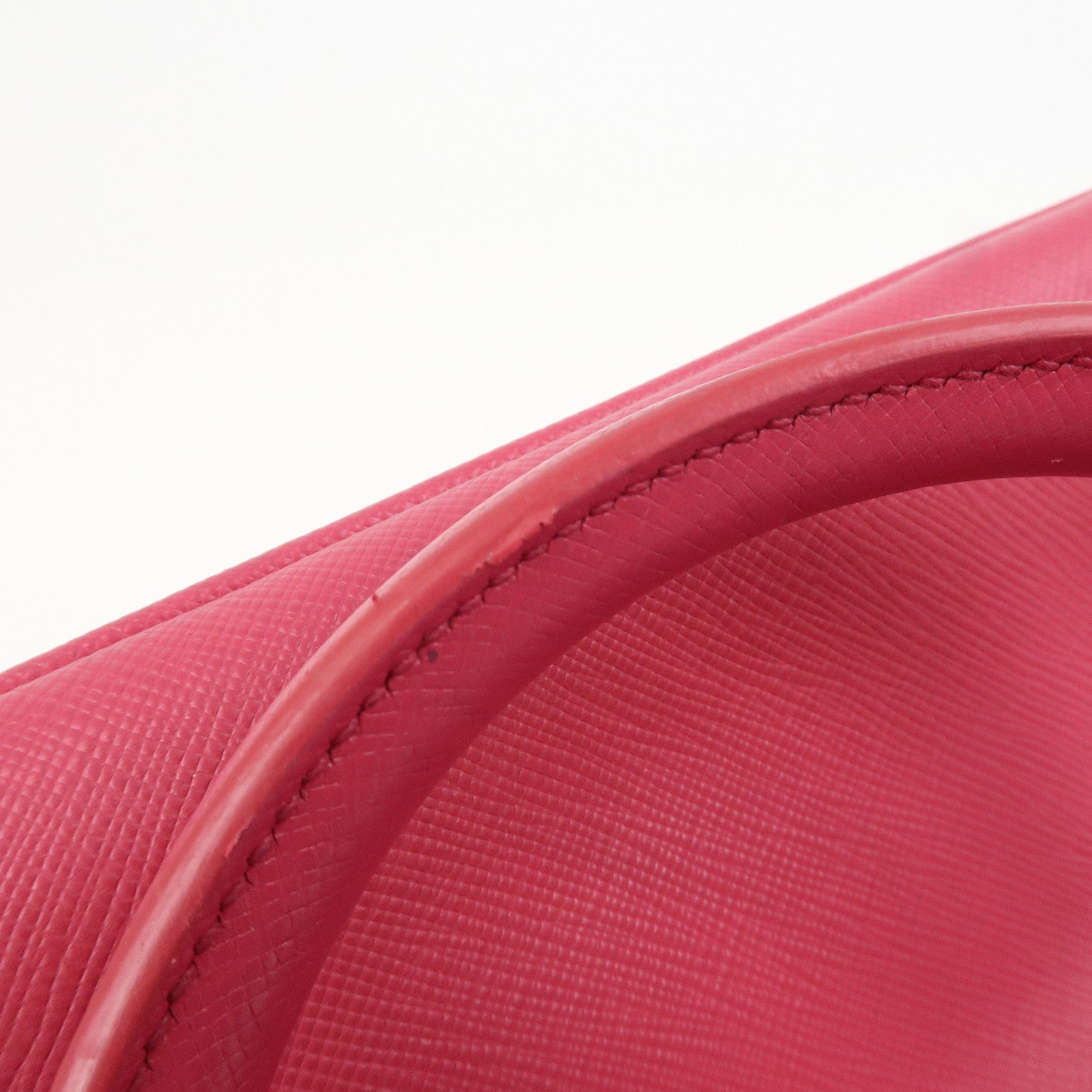 PRADA Saffiano Leather Galleria 2Way Hand Shoulder Bag Pink 1BA863