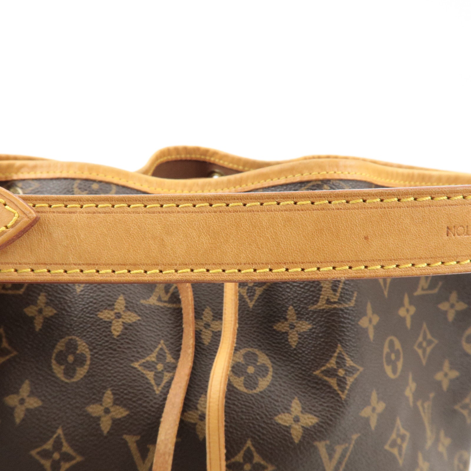 Louis Vuitton Monogram Noe Shoulder Bag Hand Bag Brown M42224 Used
